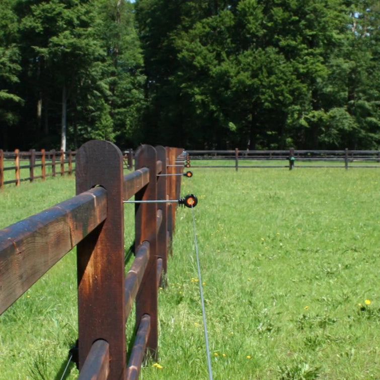 Aislador separador XDI de rosca madera largo
