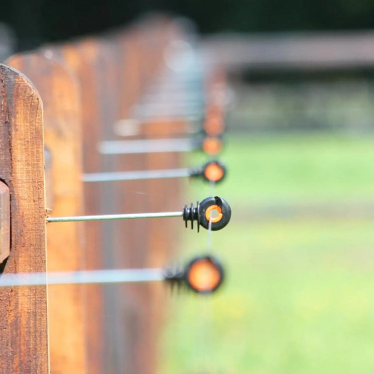 Aislador separador XDI de rosca madera largo