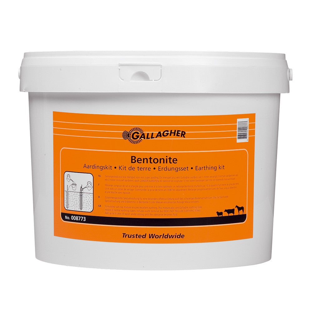 Toma de tierra de bentonita