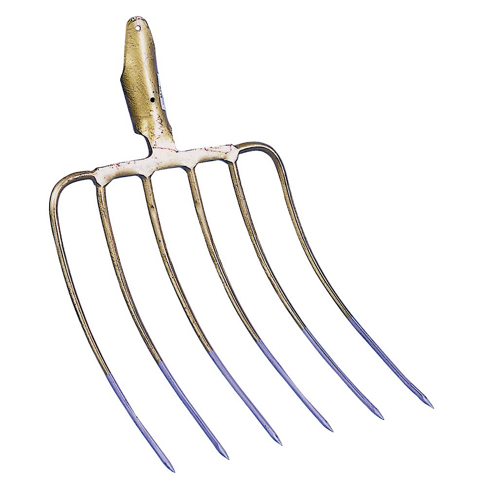 Horca metálica seis púas