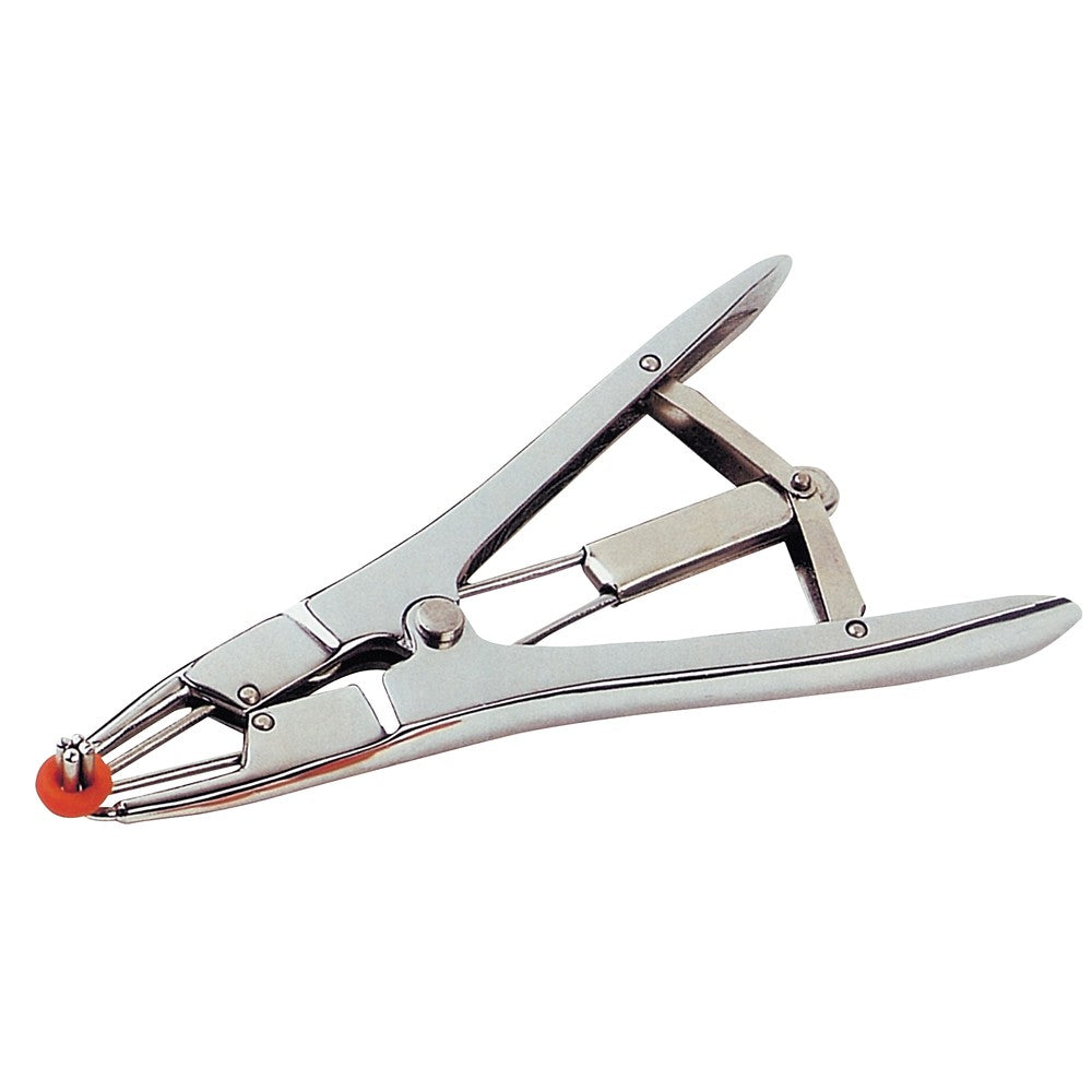 Pinza para colocar los anillos