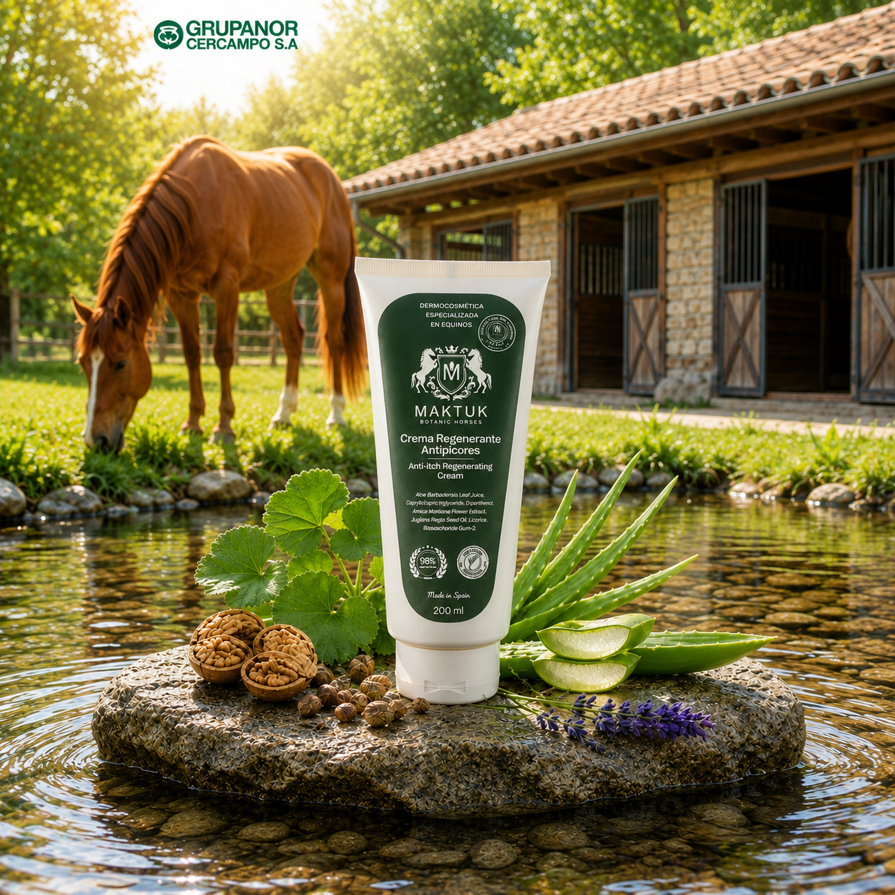 Crema regenerante antipicores