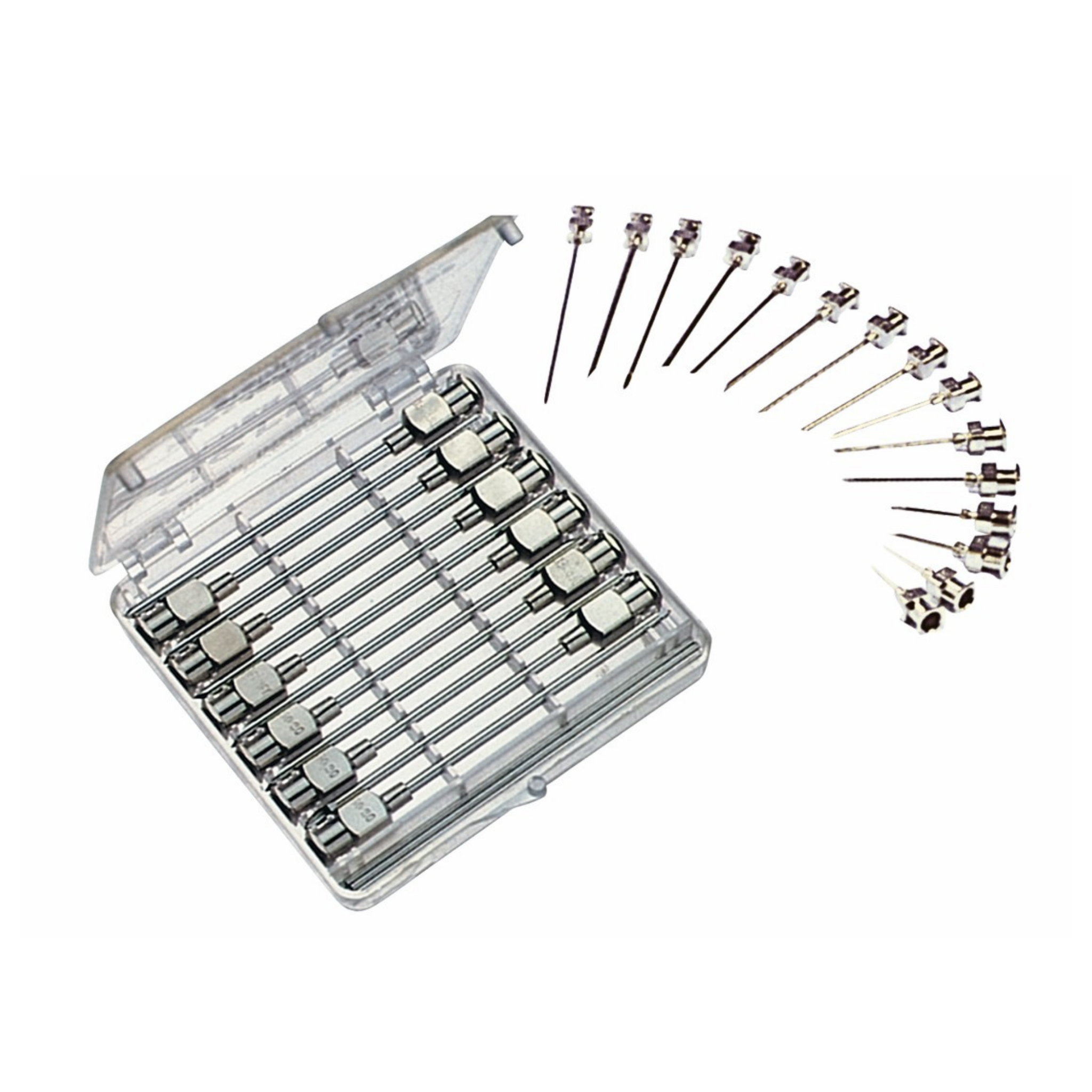 Aguja metálica reutilizables e inoxidables