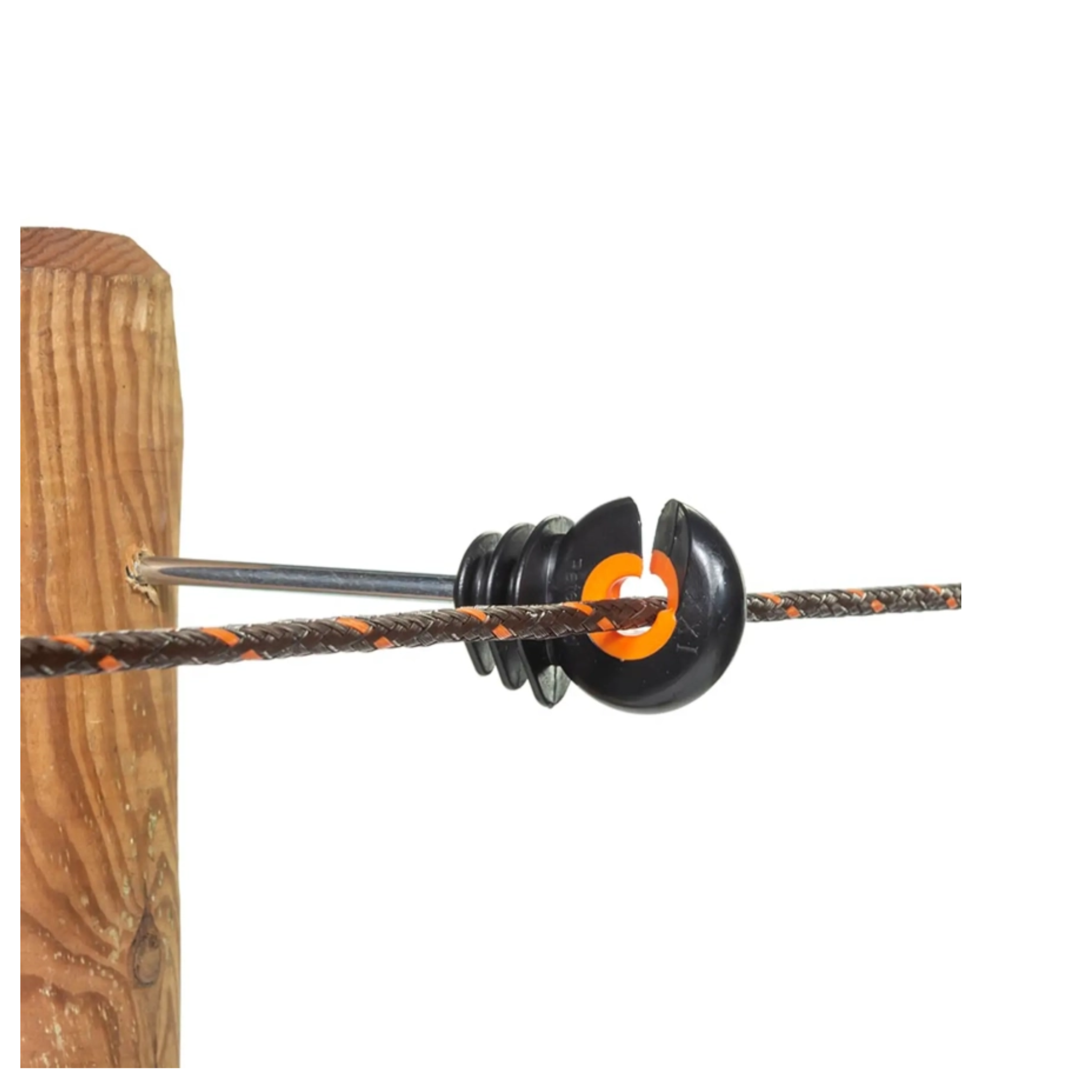 Aislador separador XDI de rosca madera corto