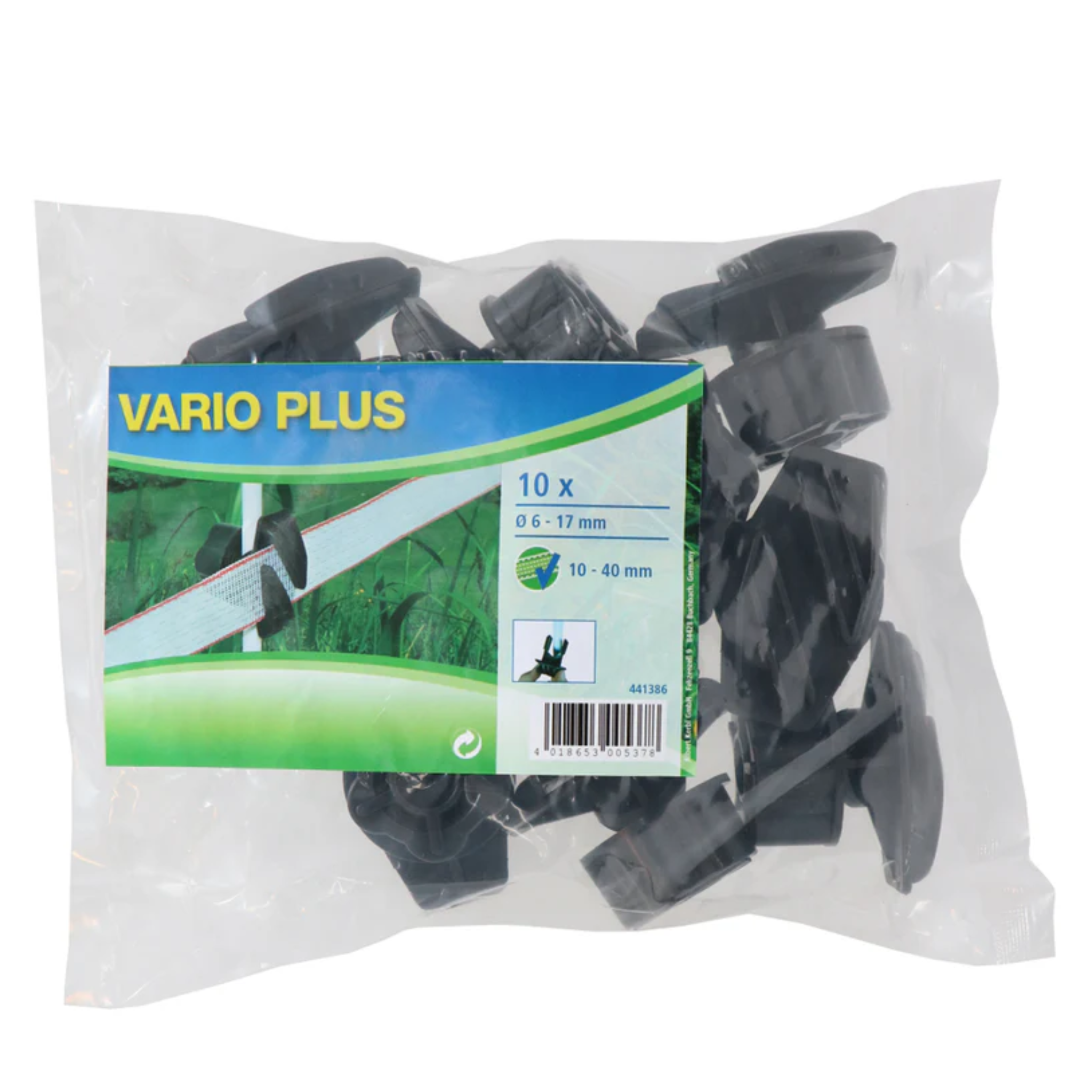 Aislador de varilla cinta negro