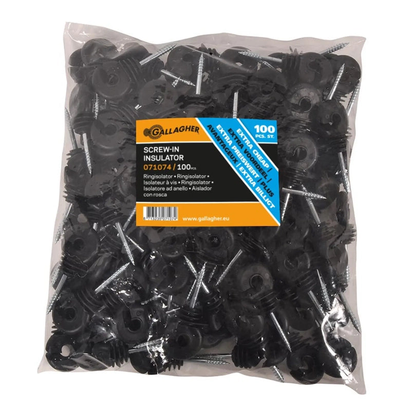 Aislador rosca madera Gallagher