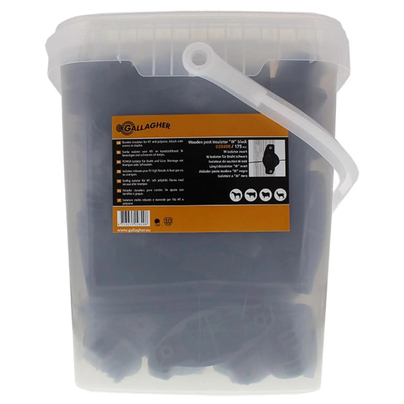 Aislador W para poste de madera cubo-grande