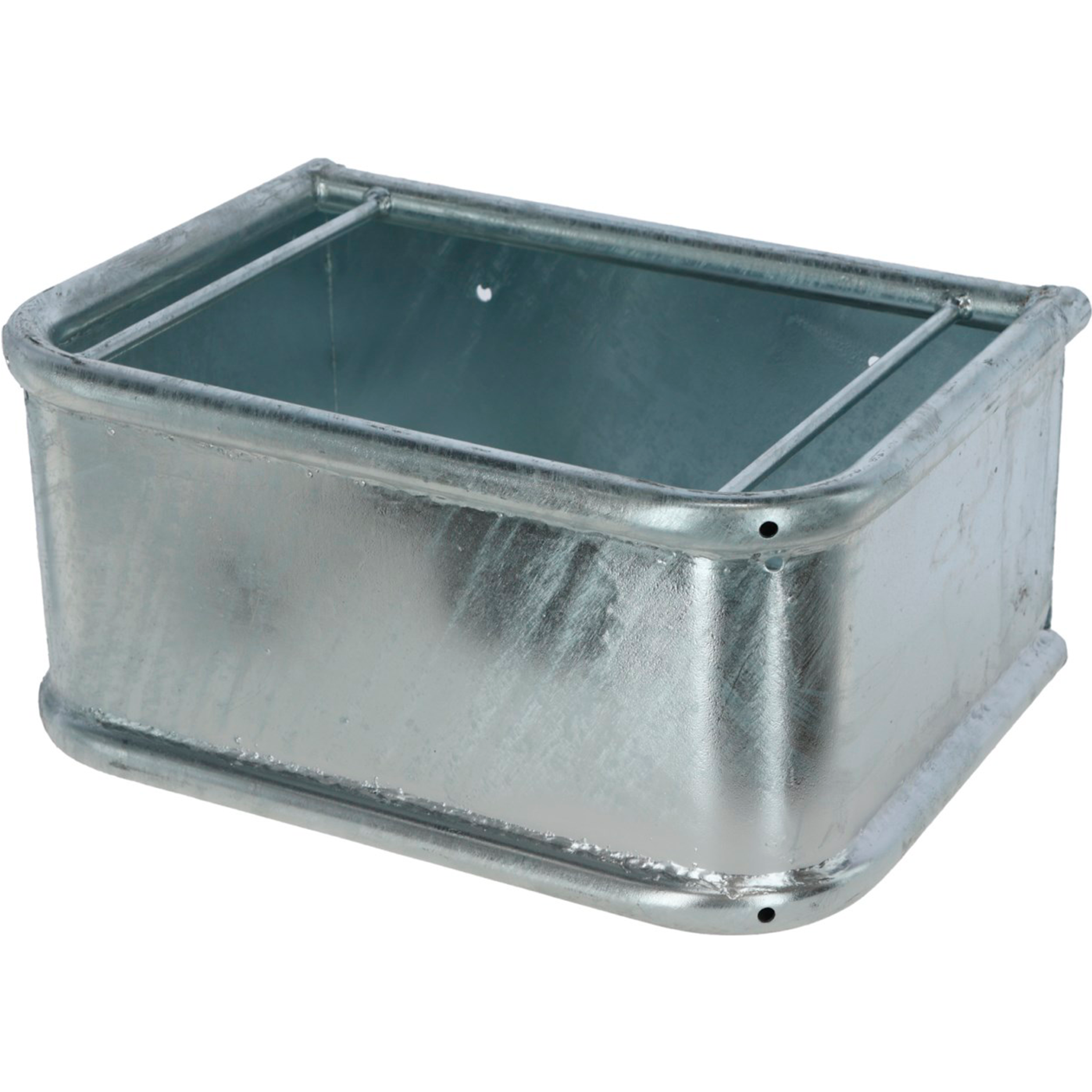 Comedero galvanizado metálico rectangular