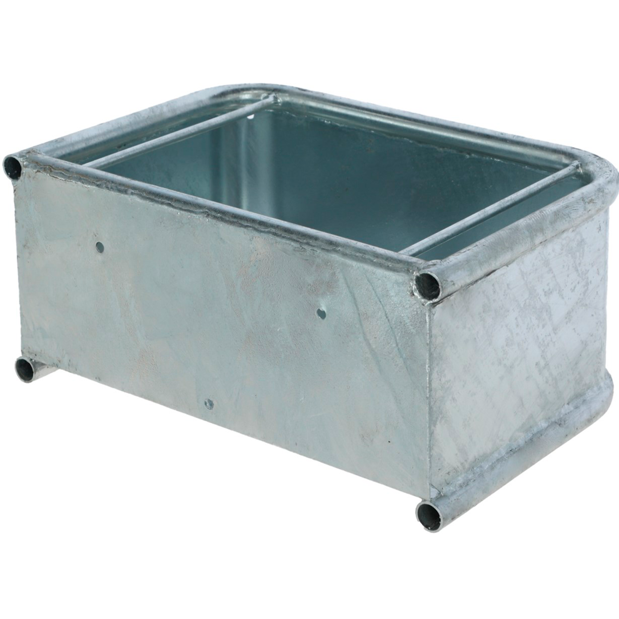 Comedero galvanizado metálico rectangular