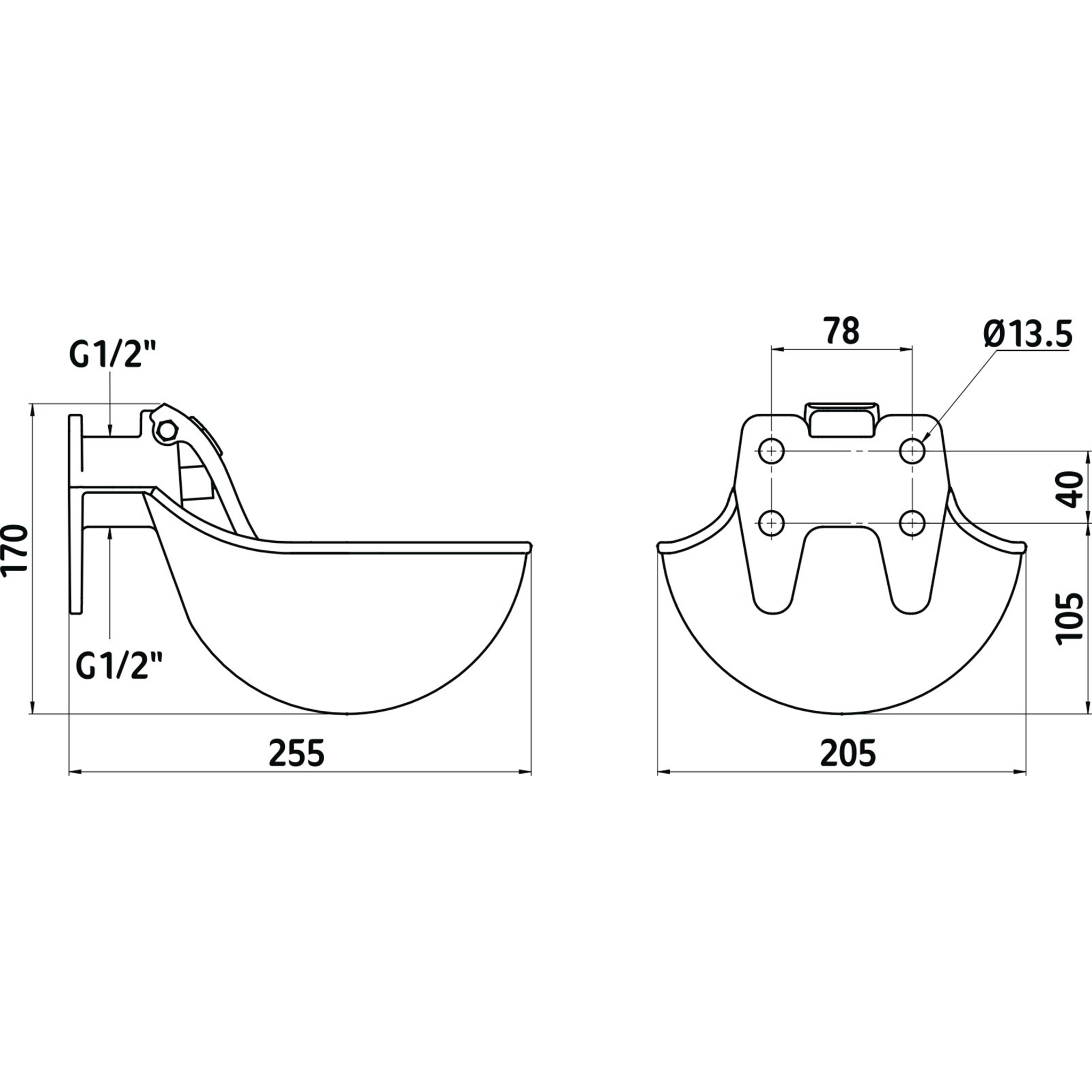 Bebedero automático con lengüeta