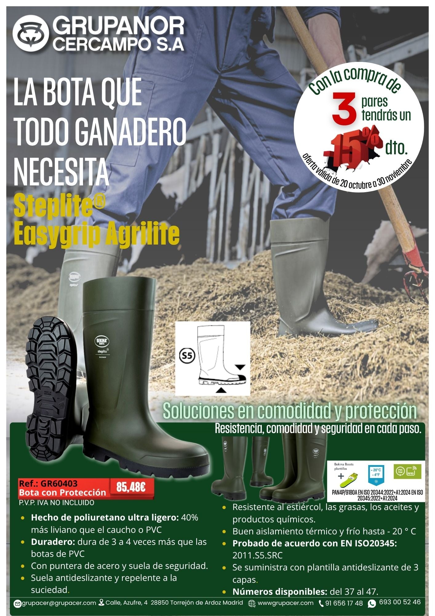 Botas de granja Agrilite
