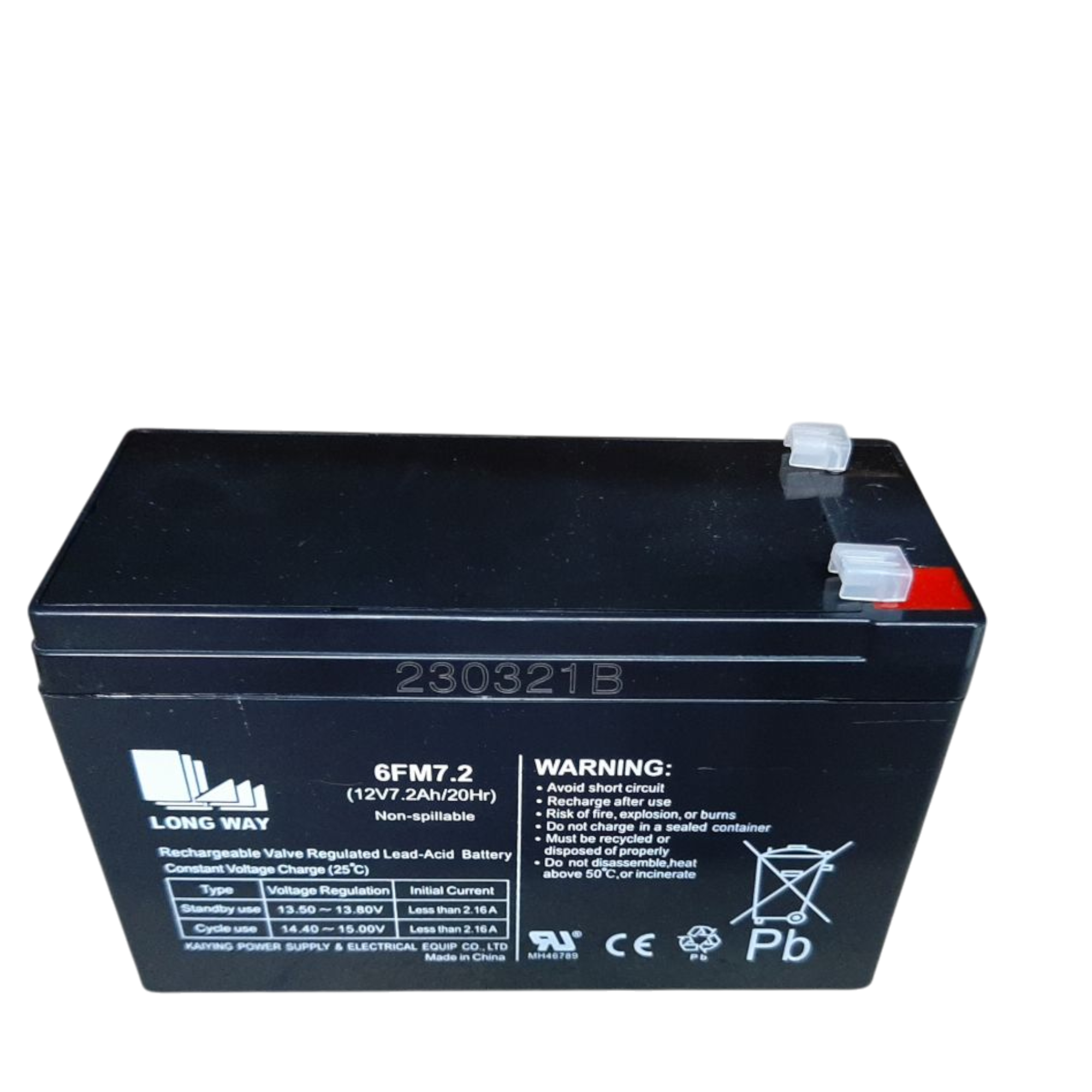 Batería recargable capacidad pequeña