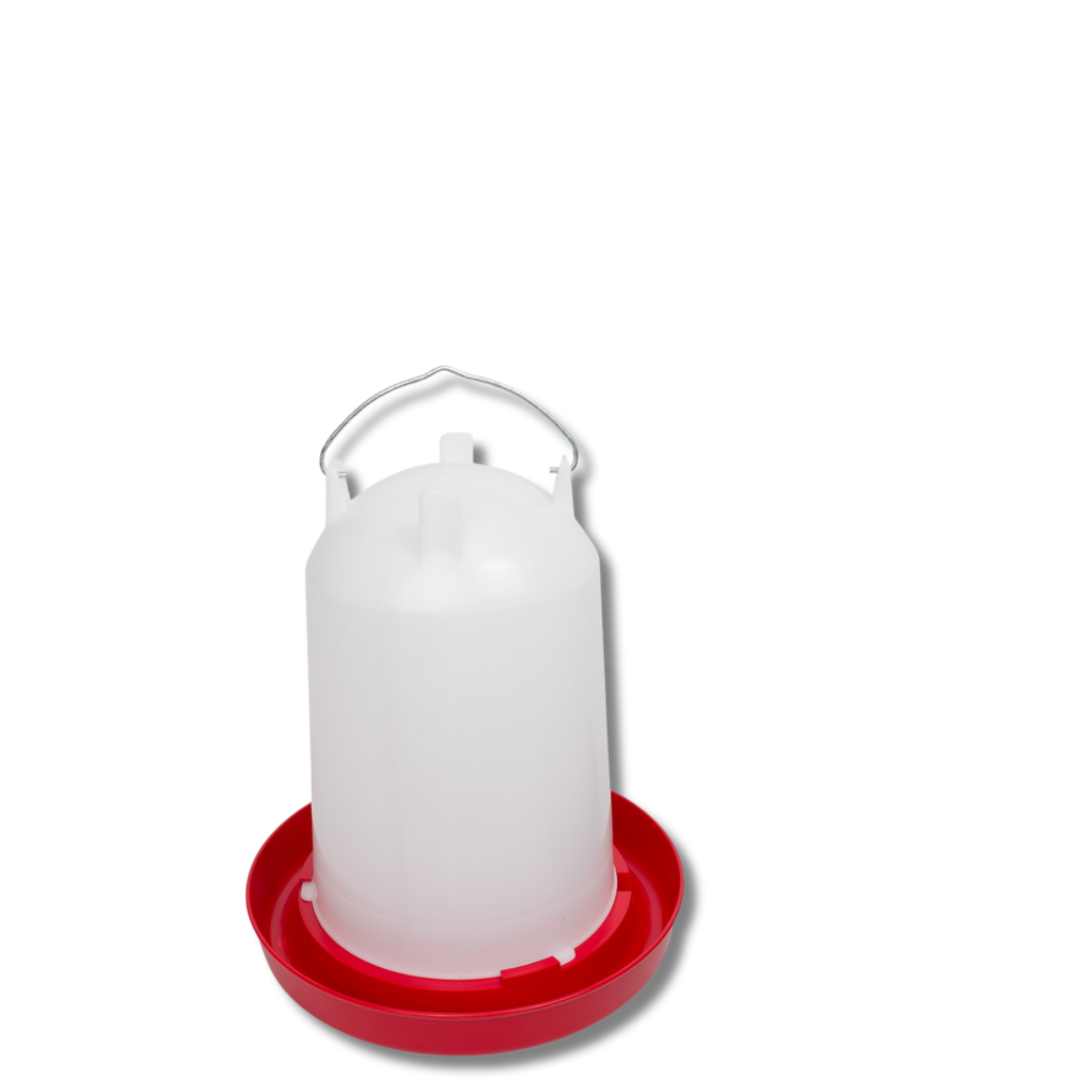 Bebedero de aves con asa y cierre de bayoneta