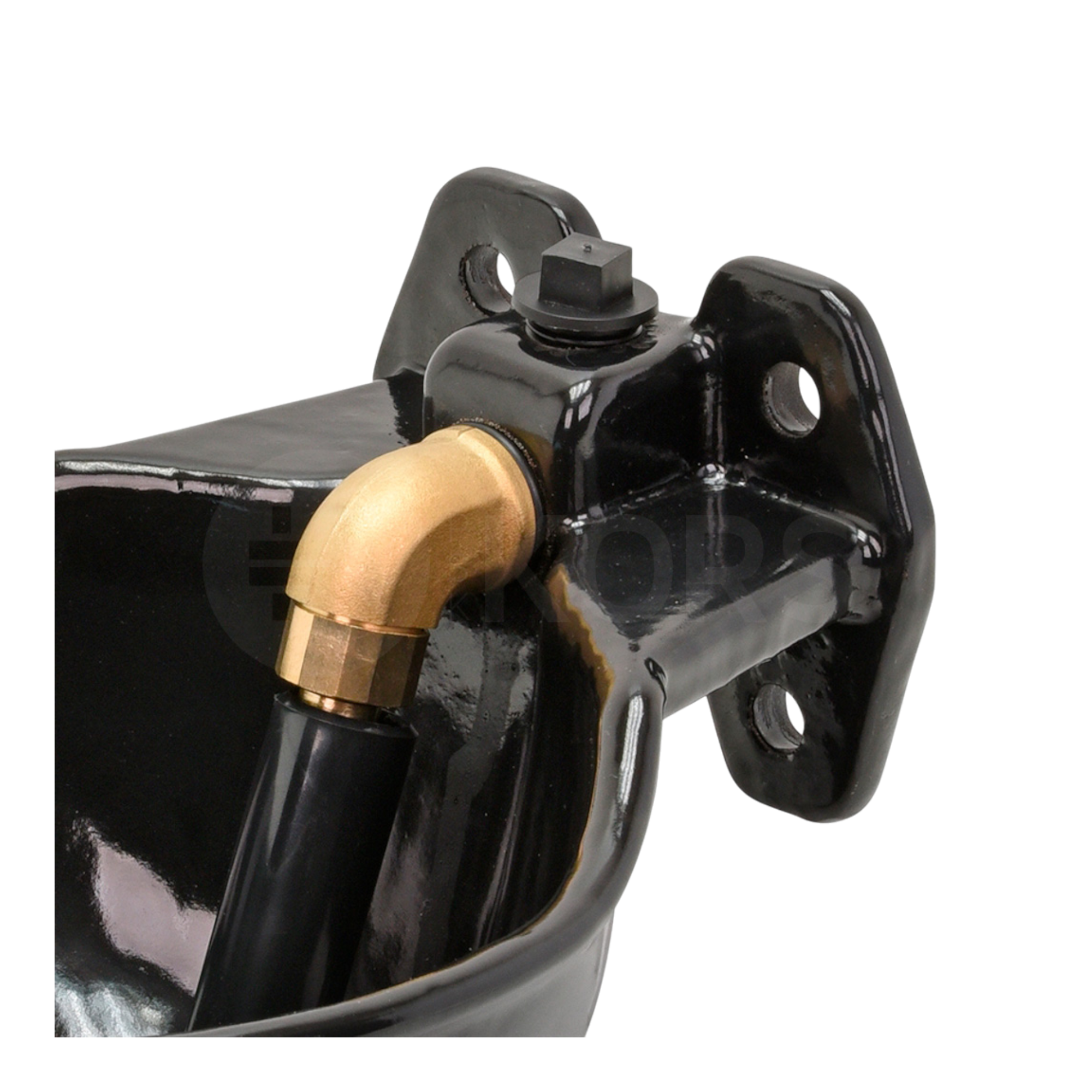 Bebedero automático de hierro esmaltado accionamiento por tubo