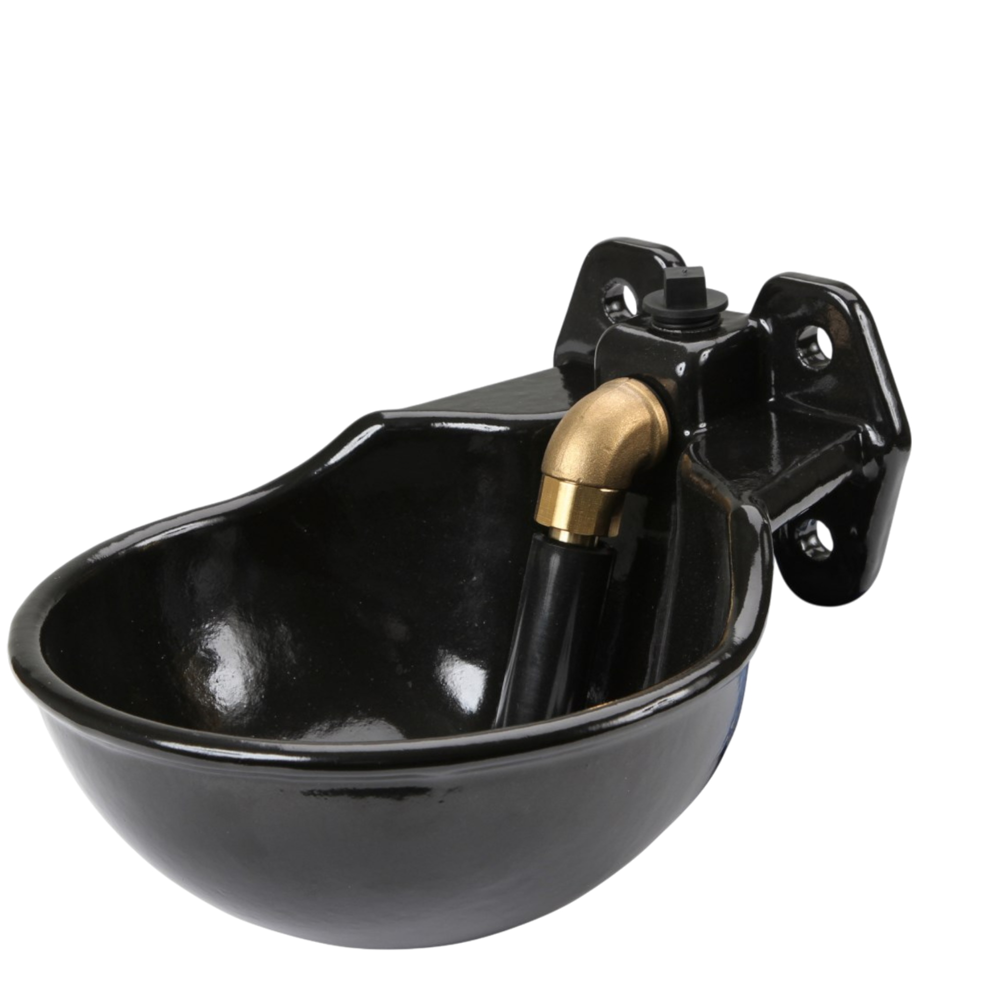 Bebedero automático de hierro esmaltado accionamiento por tubo