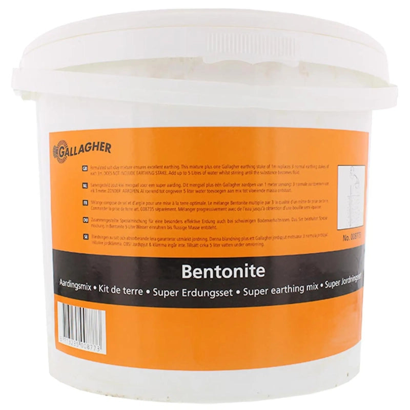 Toma de tierra de bentonita