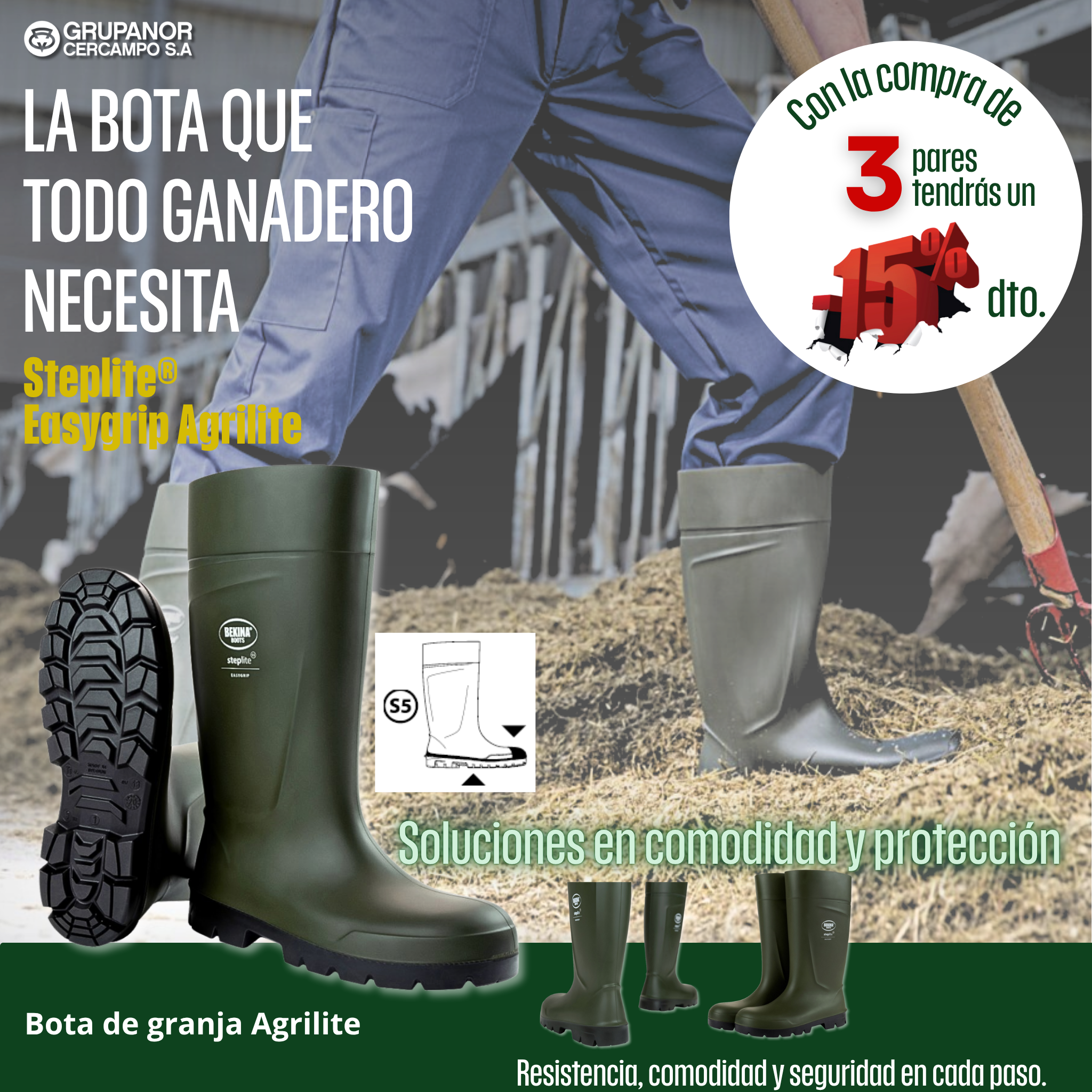 Botas de granja Agrilite