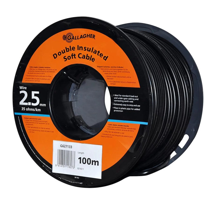 Cable doble aislado grueso rollo largo