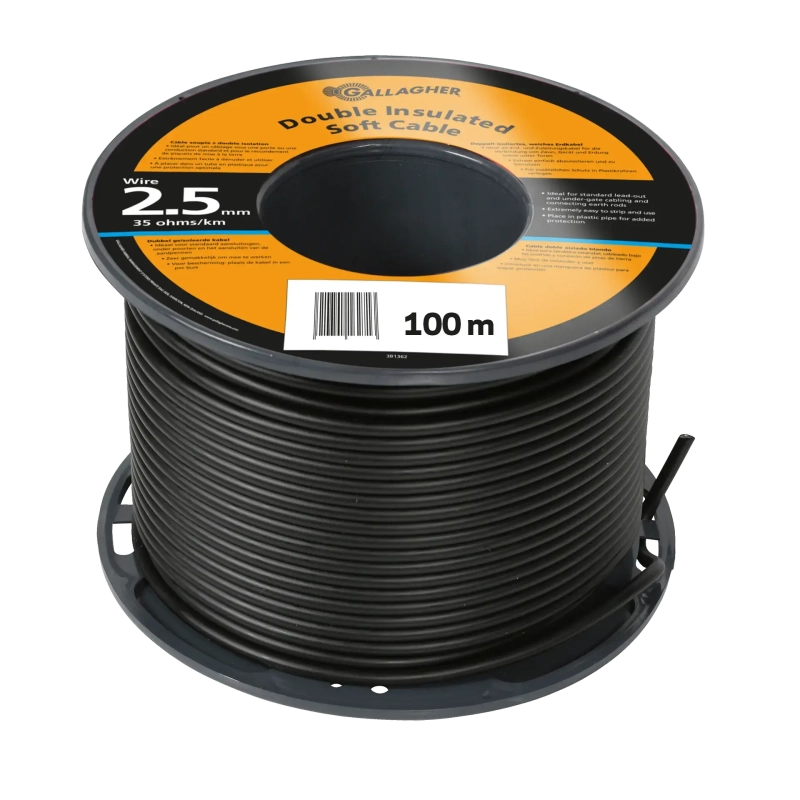 Cable doble aislado grueso rollo largo