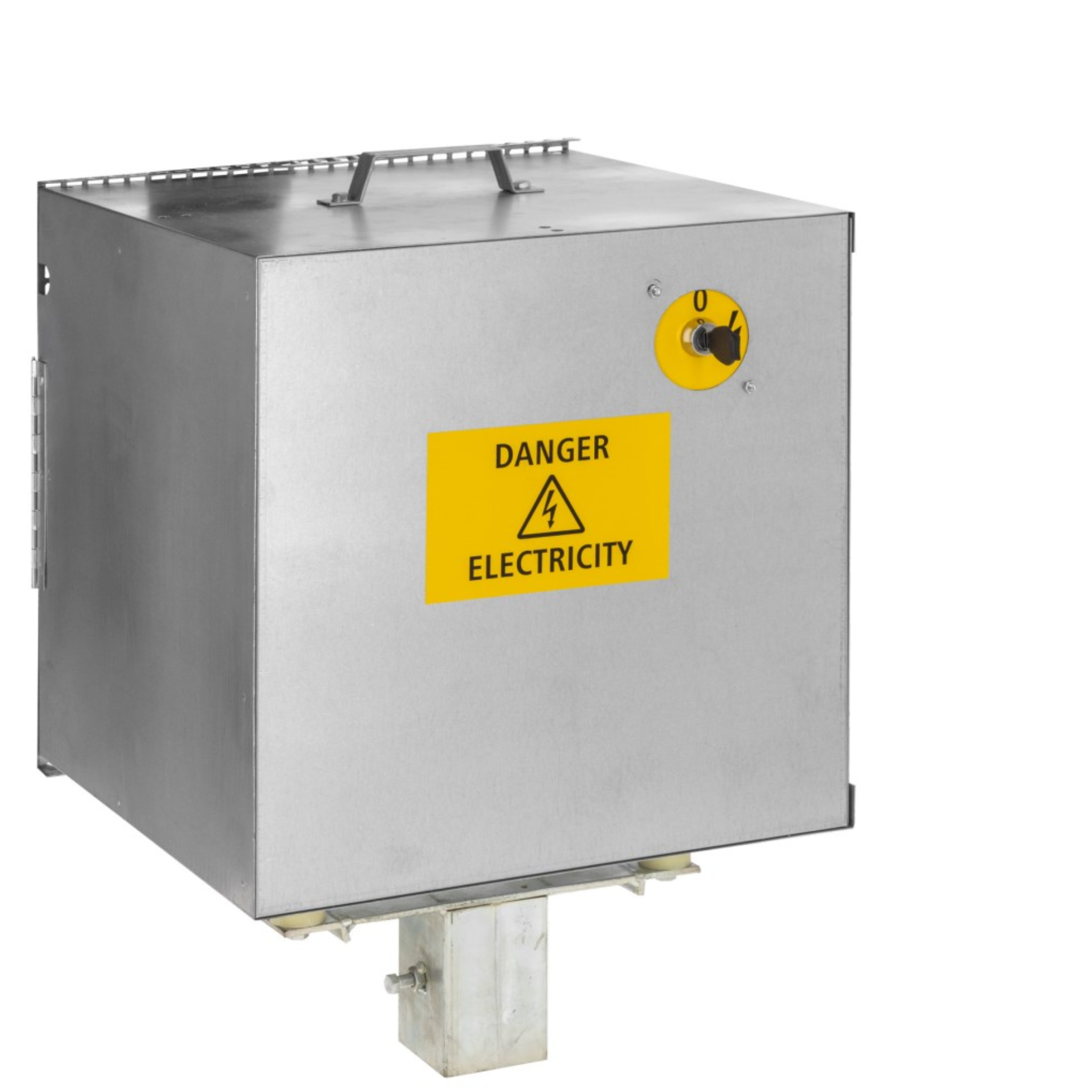 Caja metálica electrificada