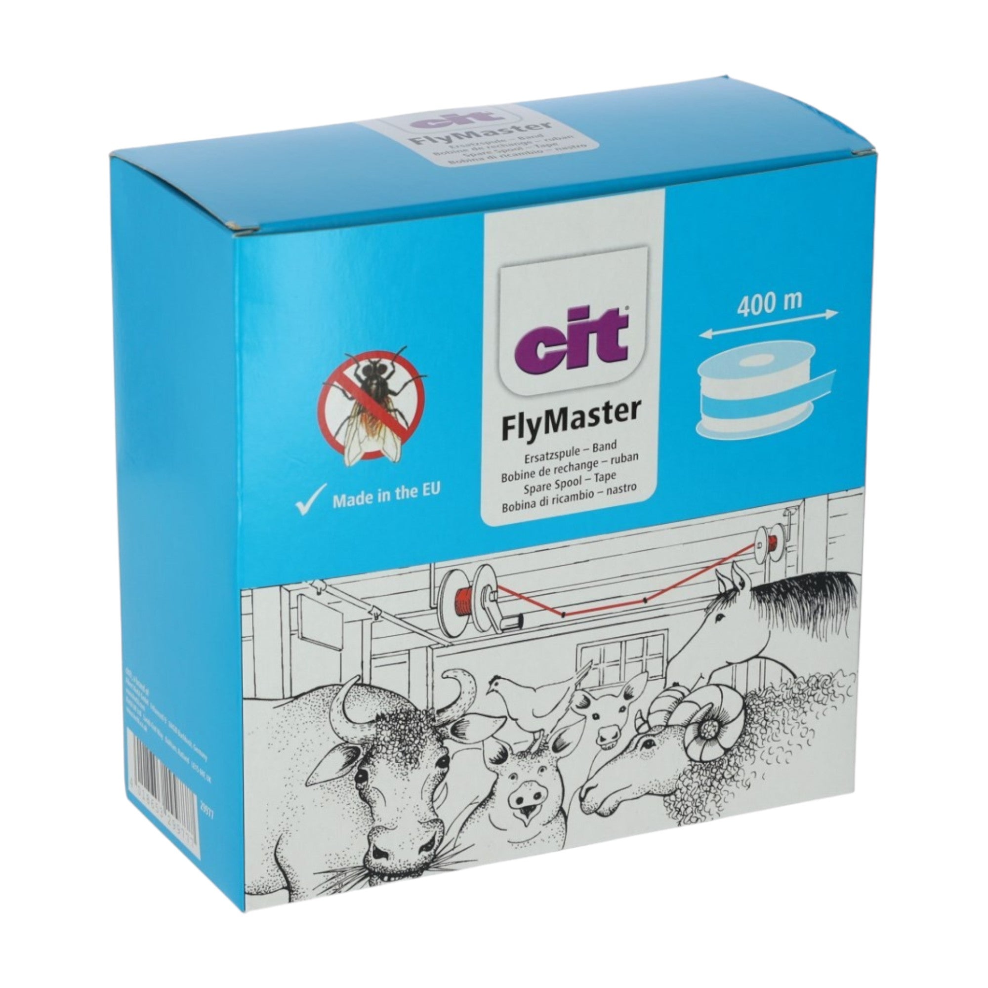 Carrete-Bombina atrapa moscas Flymaster