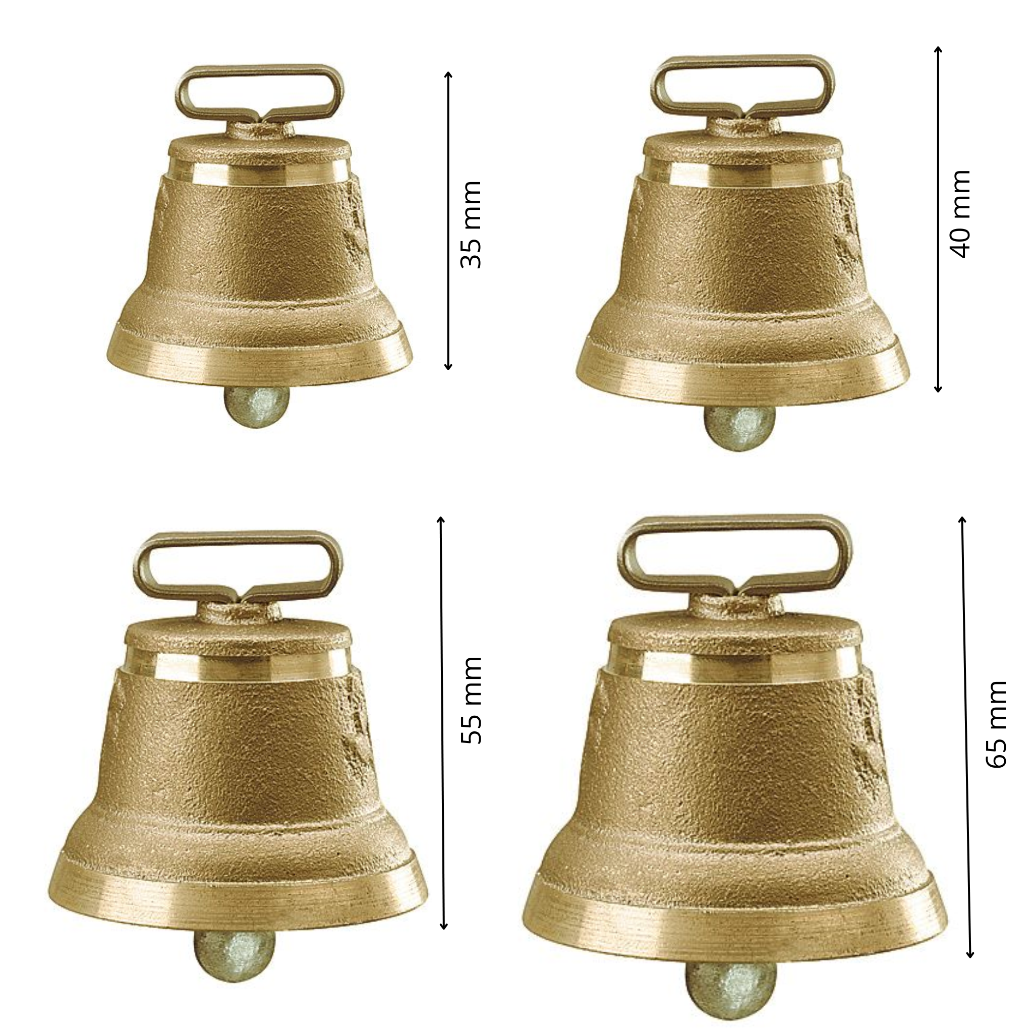 Cencerro campana de latón