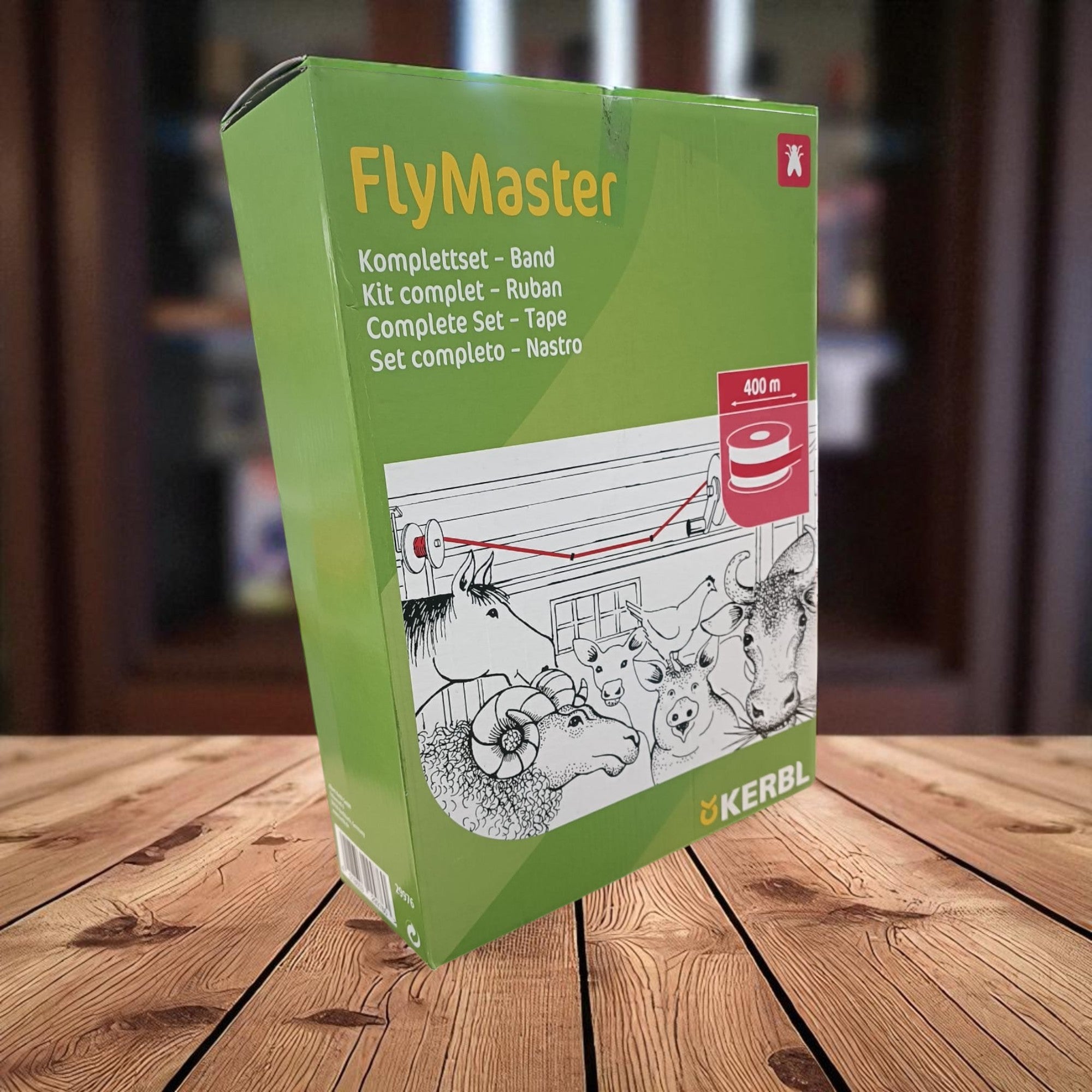 Cinta engomada atrapa moscas Kit Flymaster