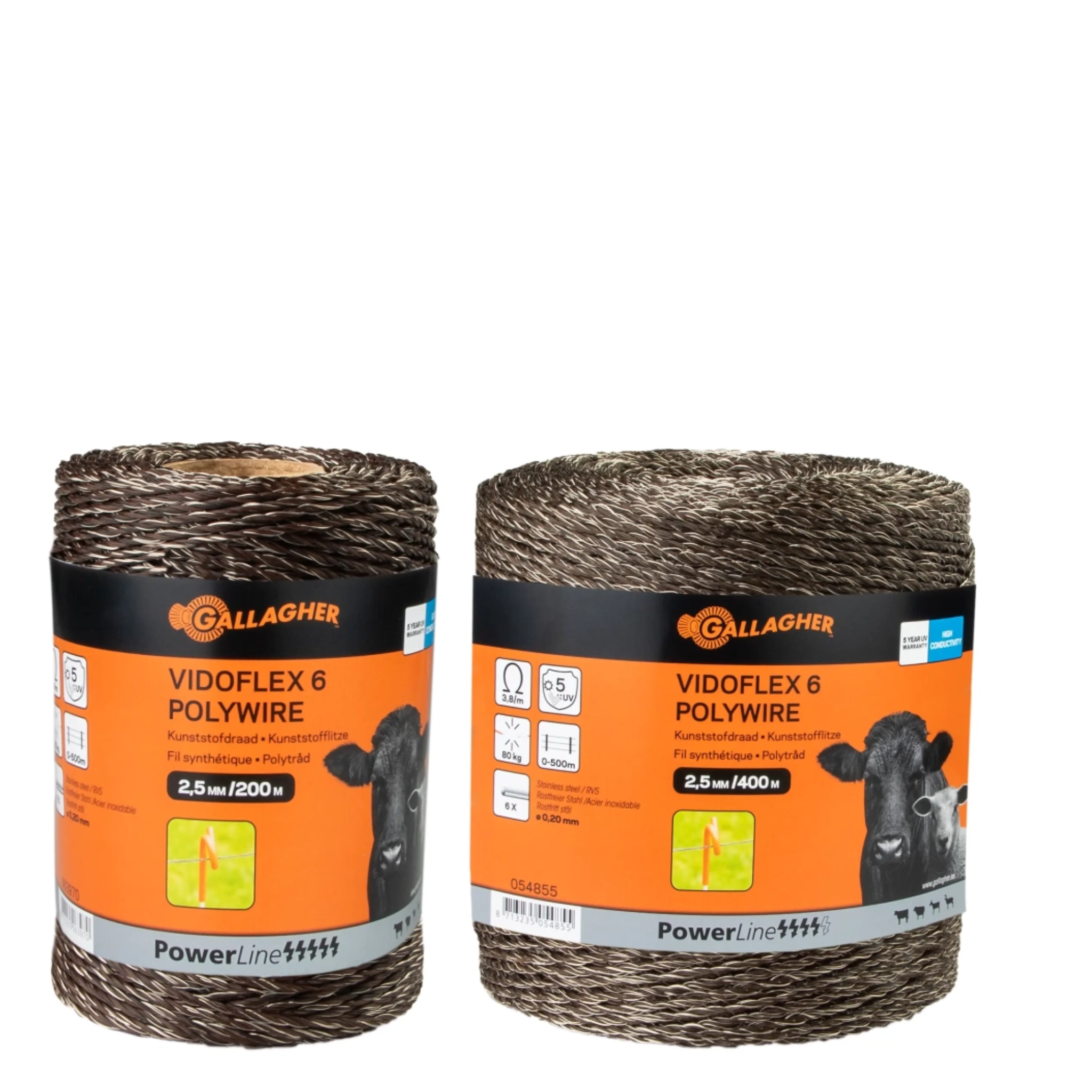 Cordón nailon Powerline Vidoflex 6 hilos Terra