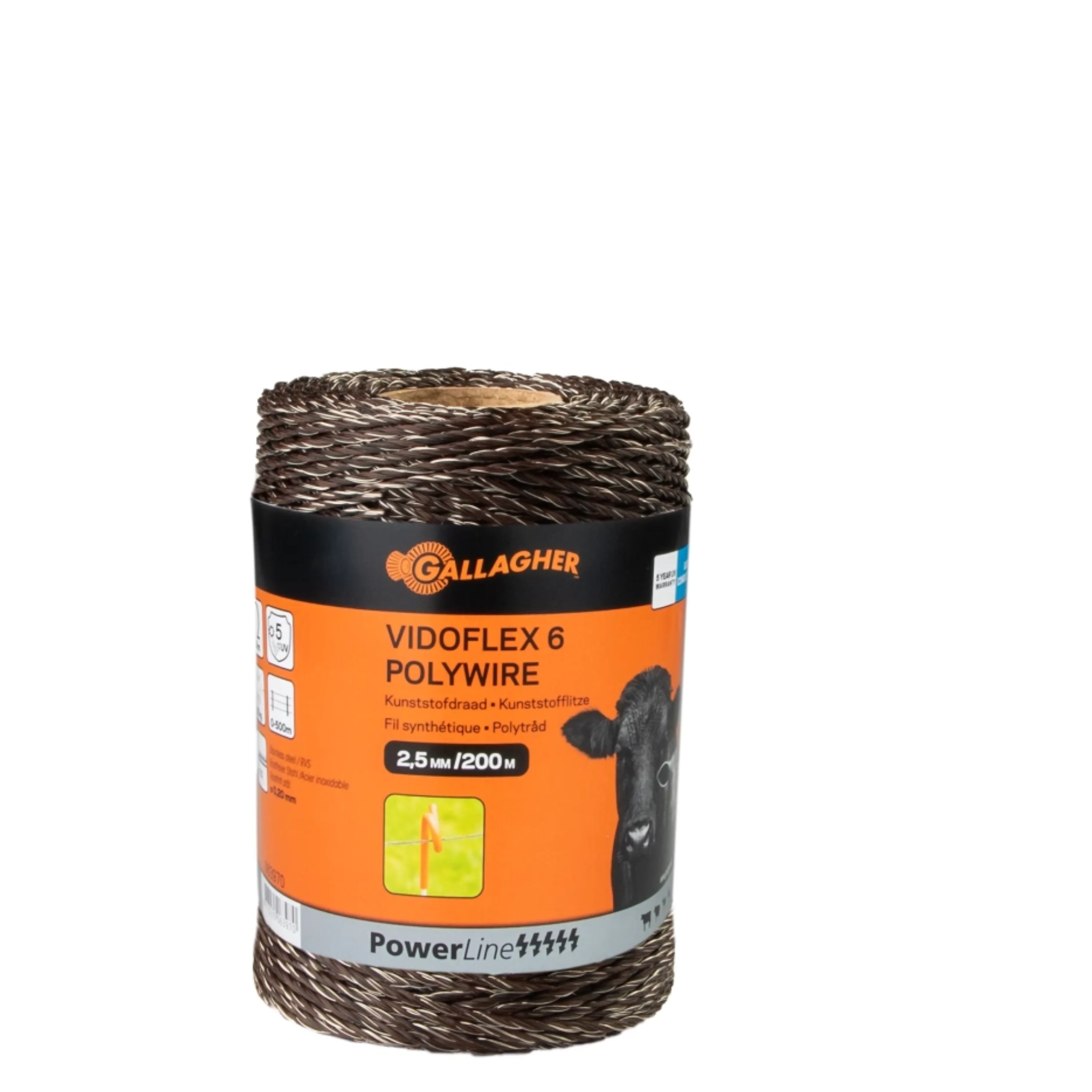 Cordón nailon Powerline Vidoflex 6 hilos Terra