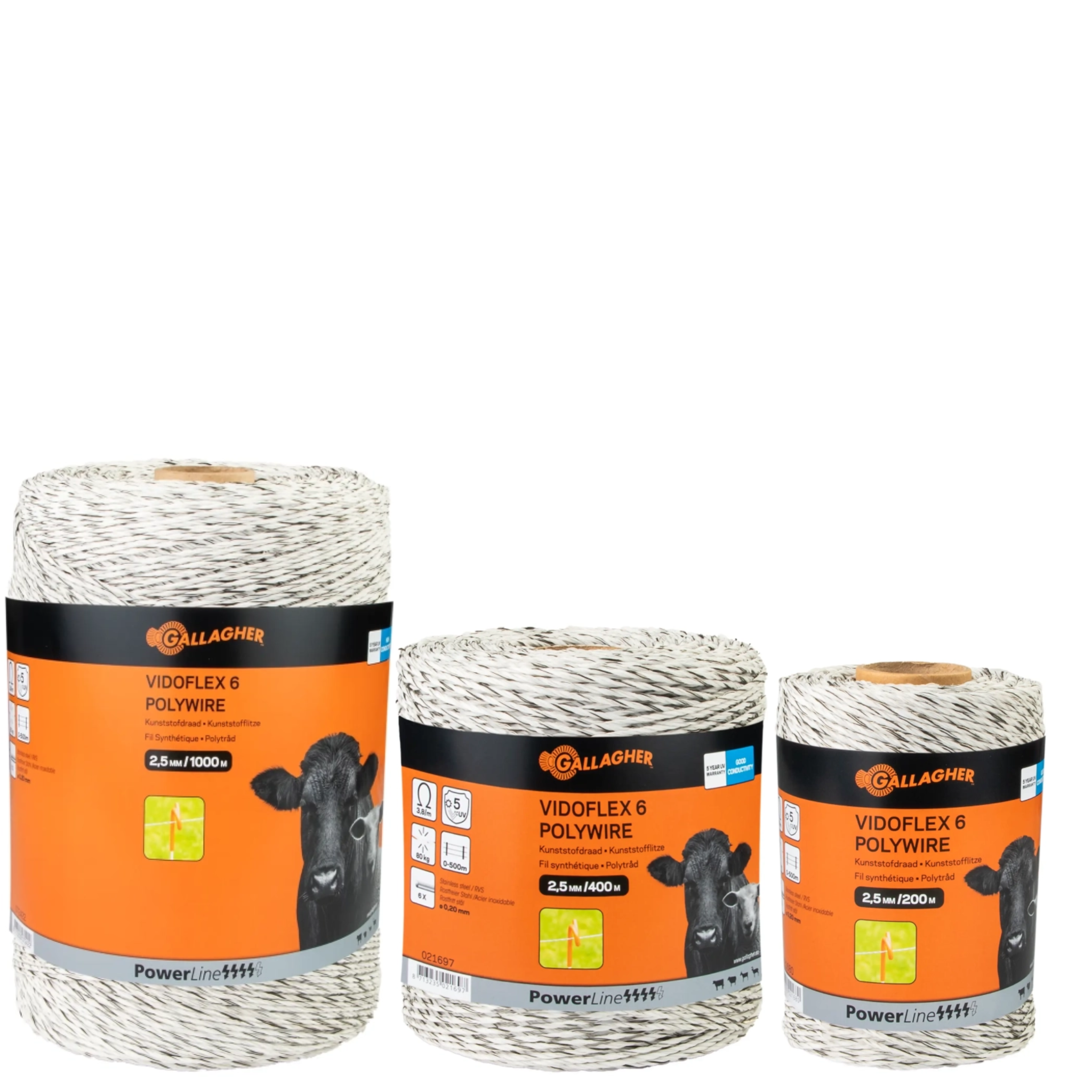 Cordón nailon Powerline Vidoflex 6 hilos