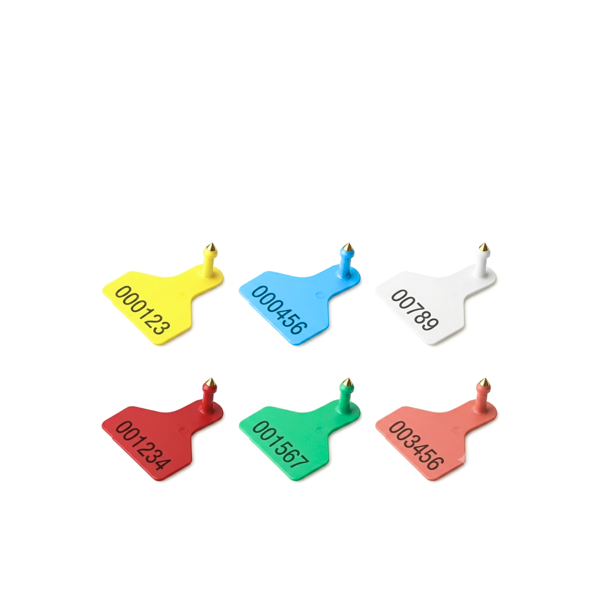 Crotal macho junior punta metal numerada M411