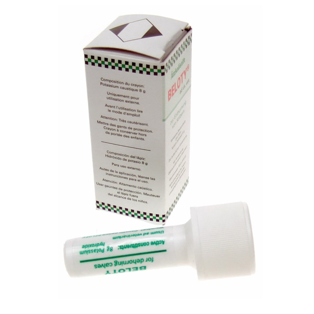 Lápiz cáustico descornador