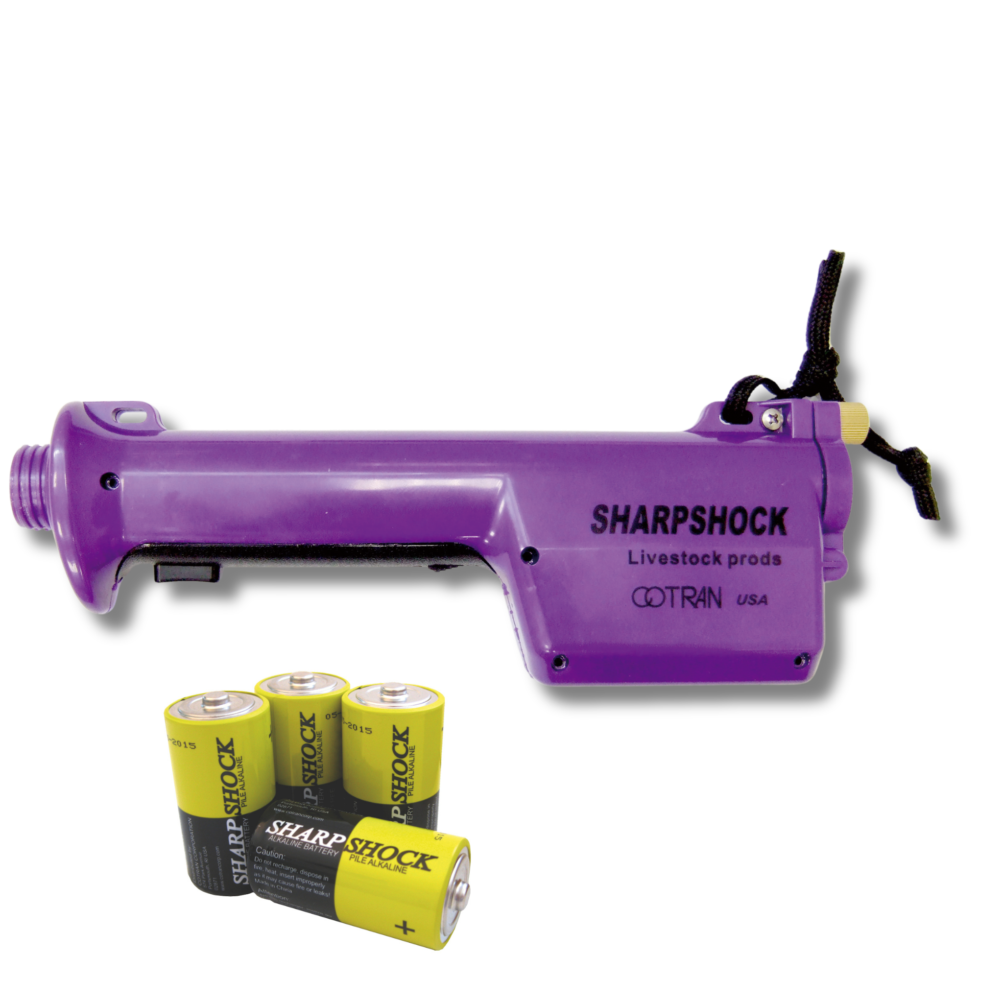 Empujador a pilas Sharpshock morado