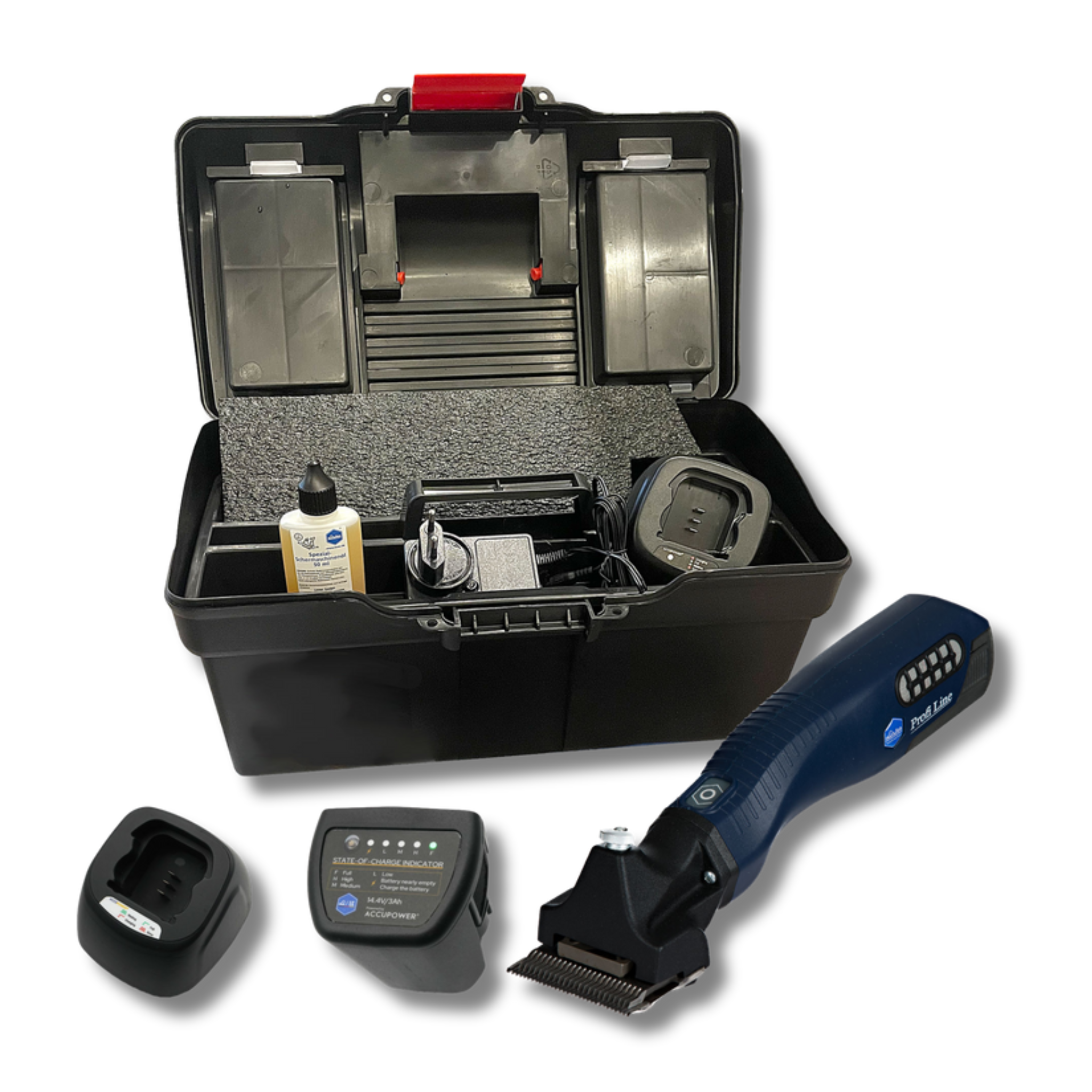 Esquiladora Super-Profi Line AKKU batería caballos