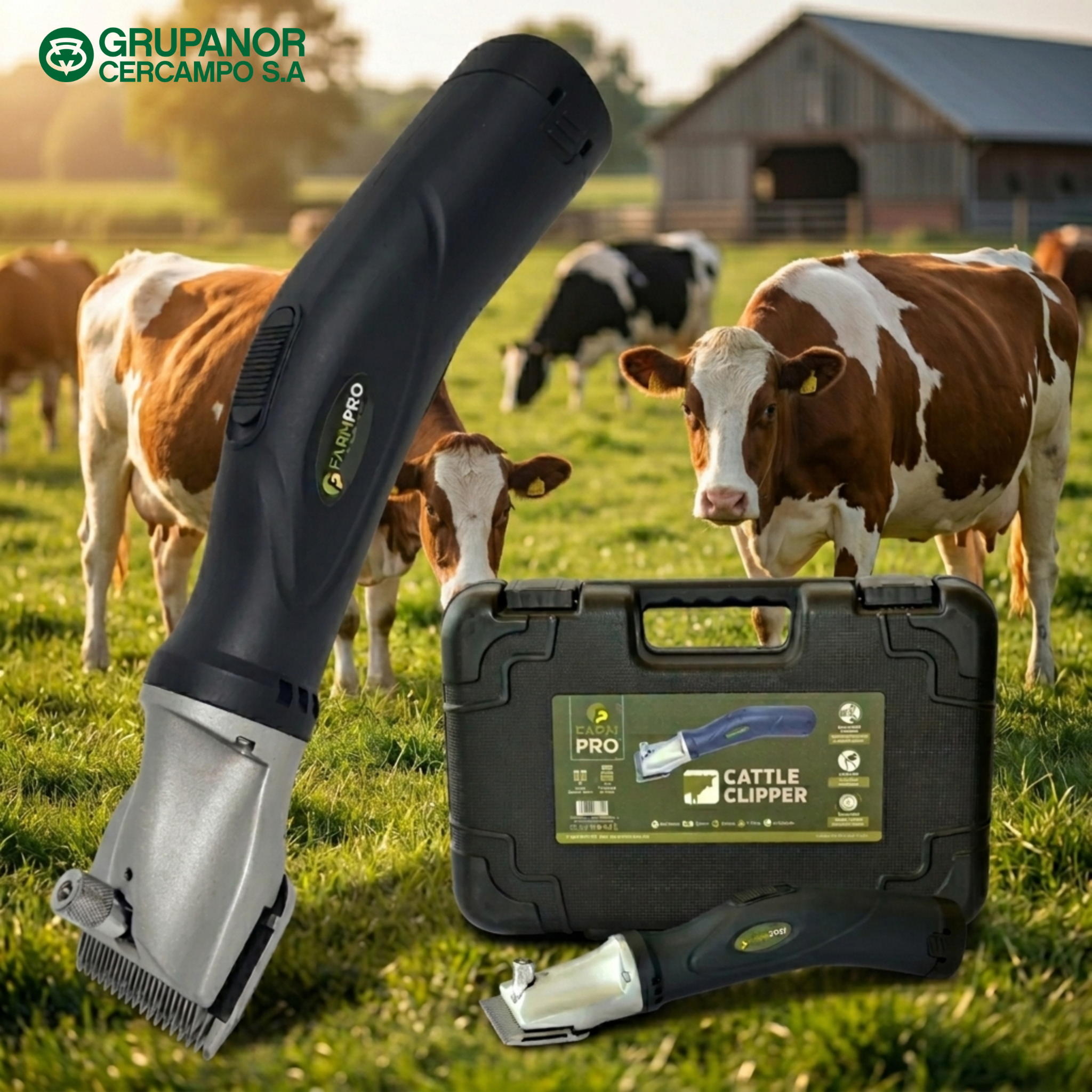 Esquiladora inalámbrica Farmpro vacuno