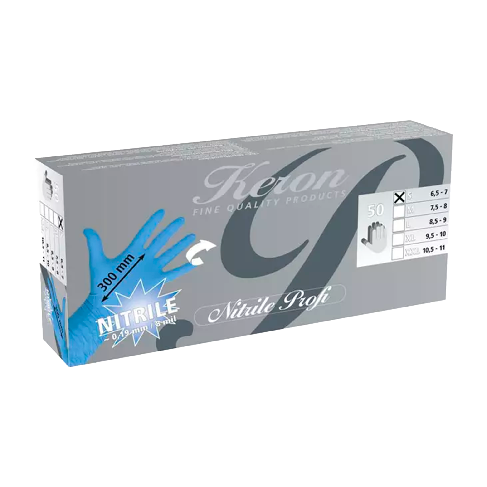 Guantes de nitrilo largos