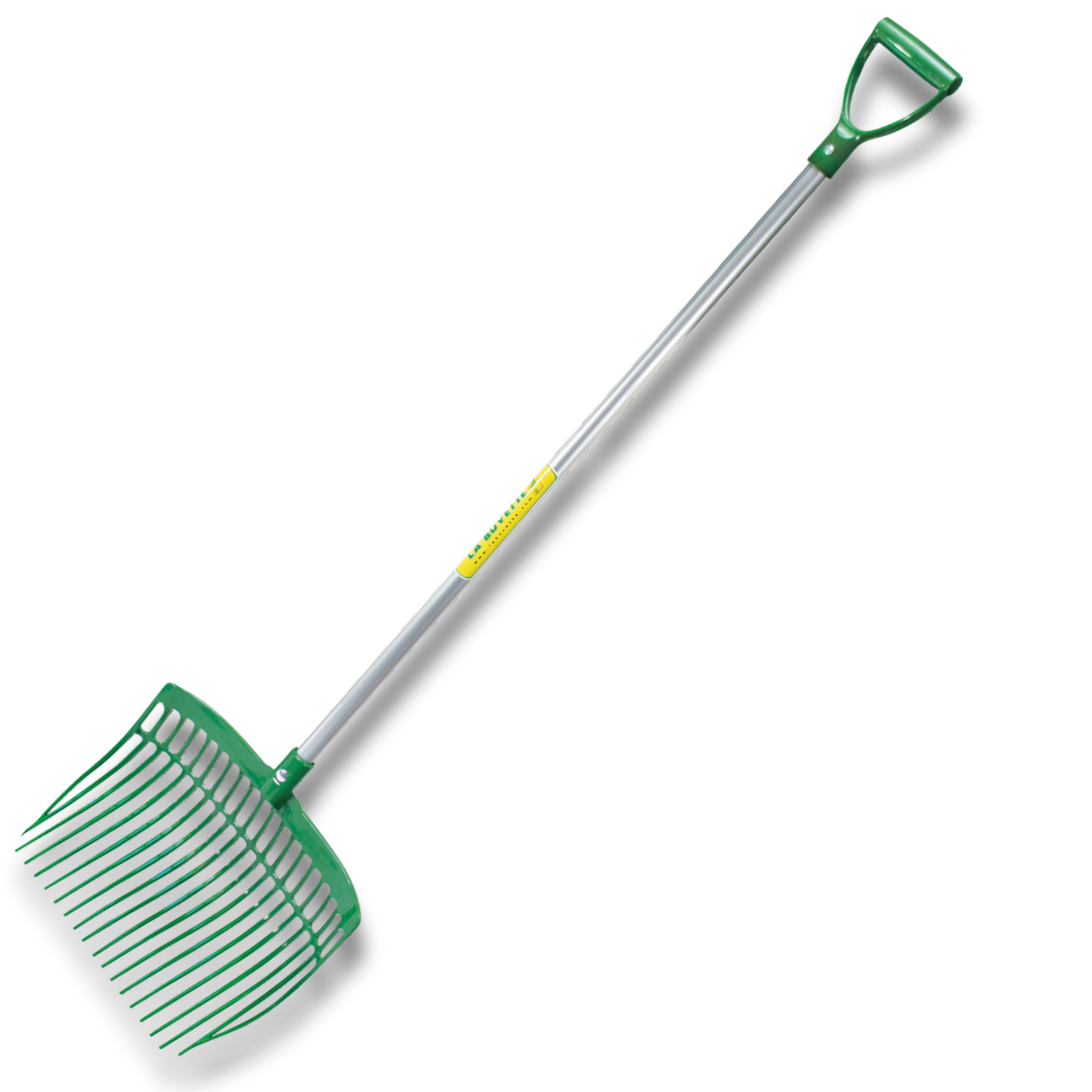 Horca sintética para estiércol con Palo