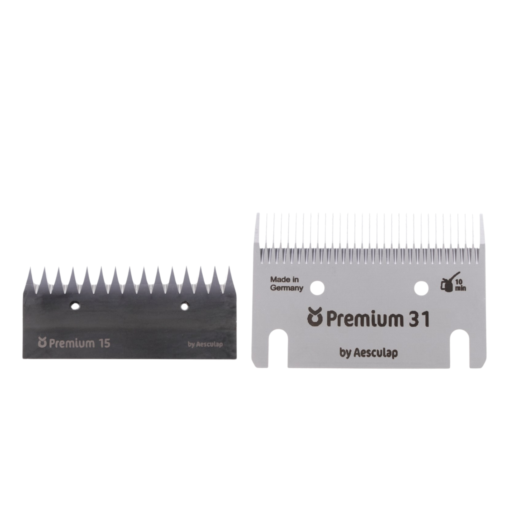 Juego peine y cuchilla Premium anim no muy sucios vacuno/caballos