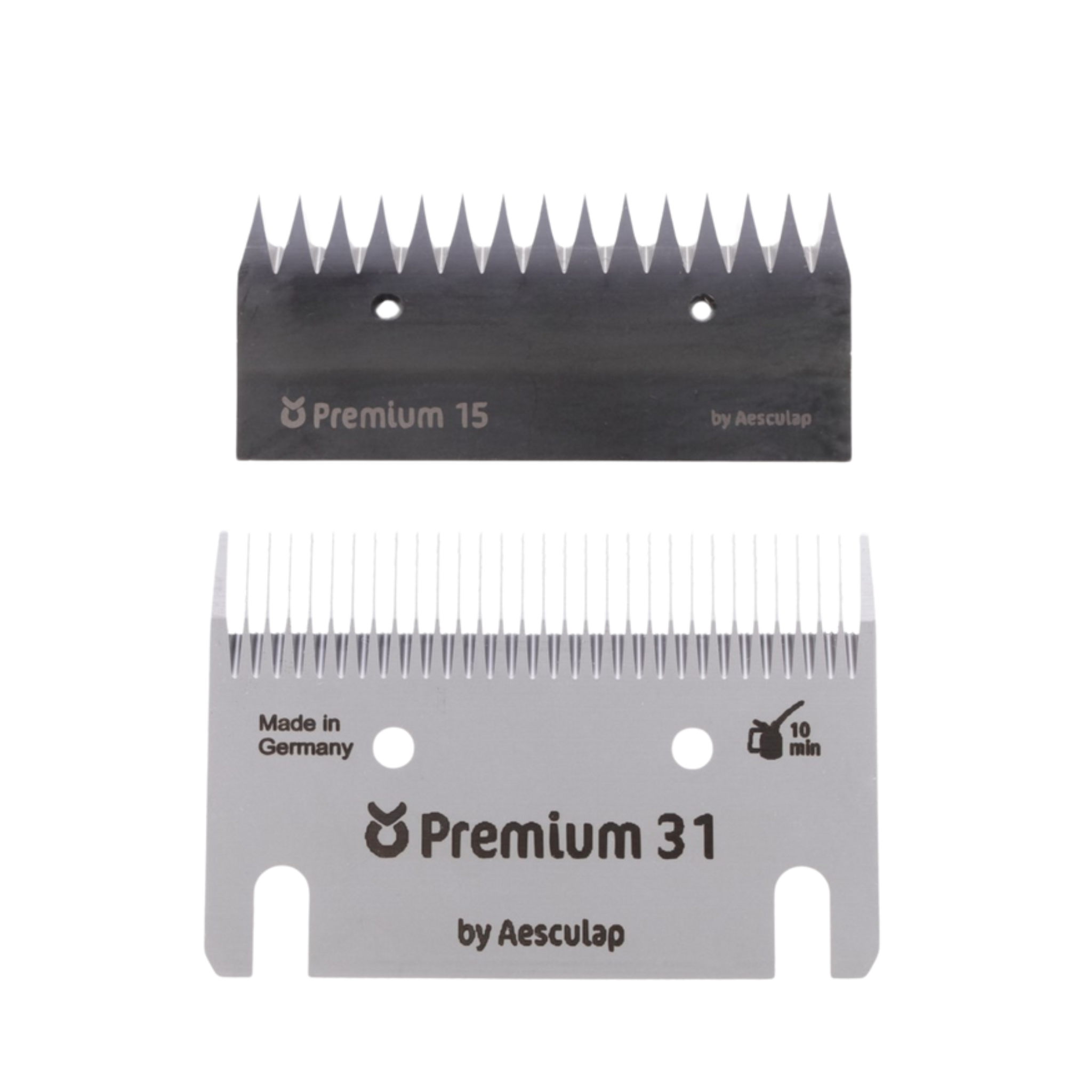 Juego peine y cuchilla Premium anim no muy sucios vacuno/caballos