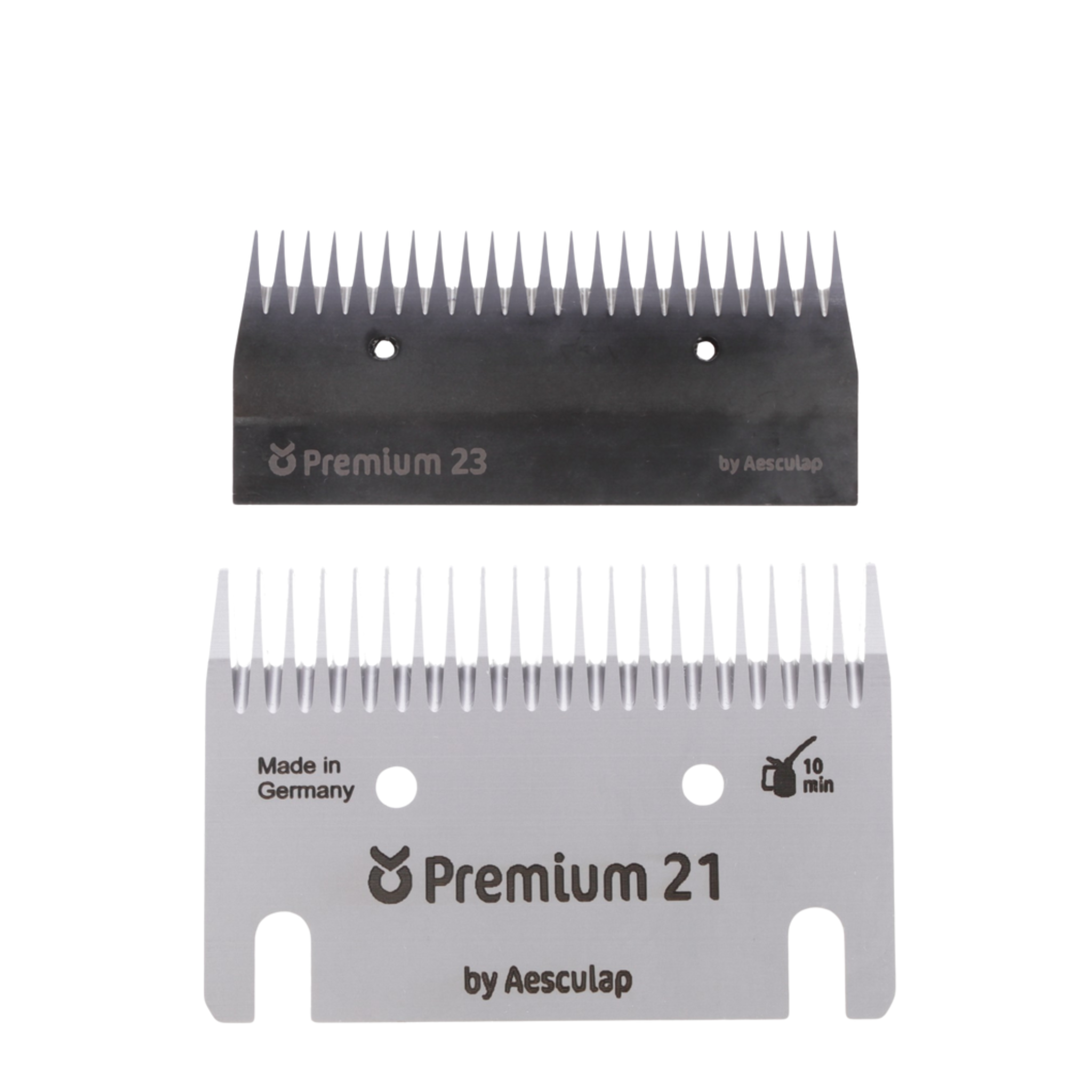 Juego de peine y cuchilla Premium animales sucios