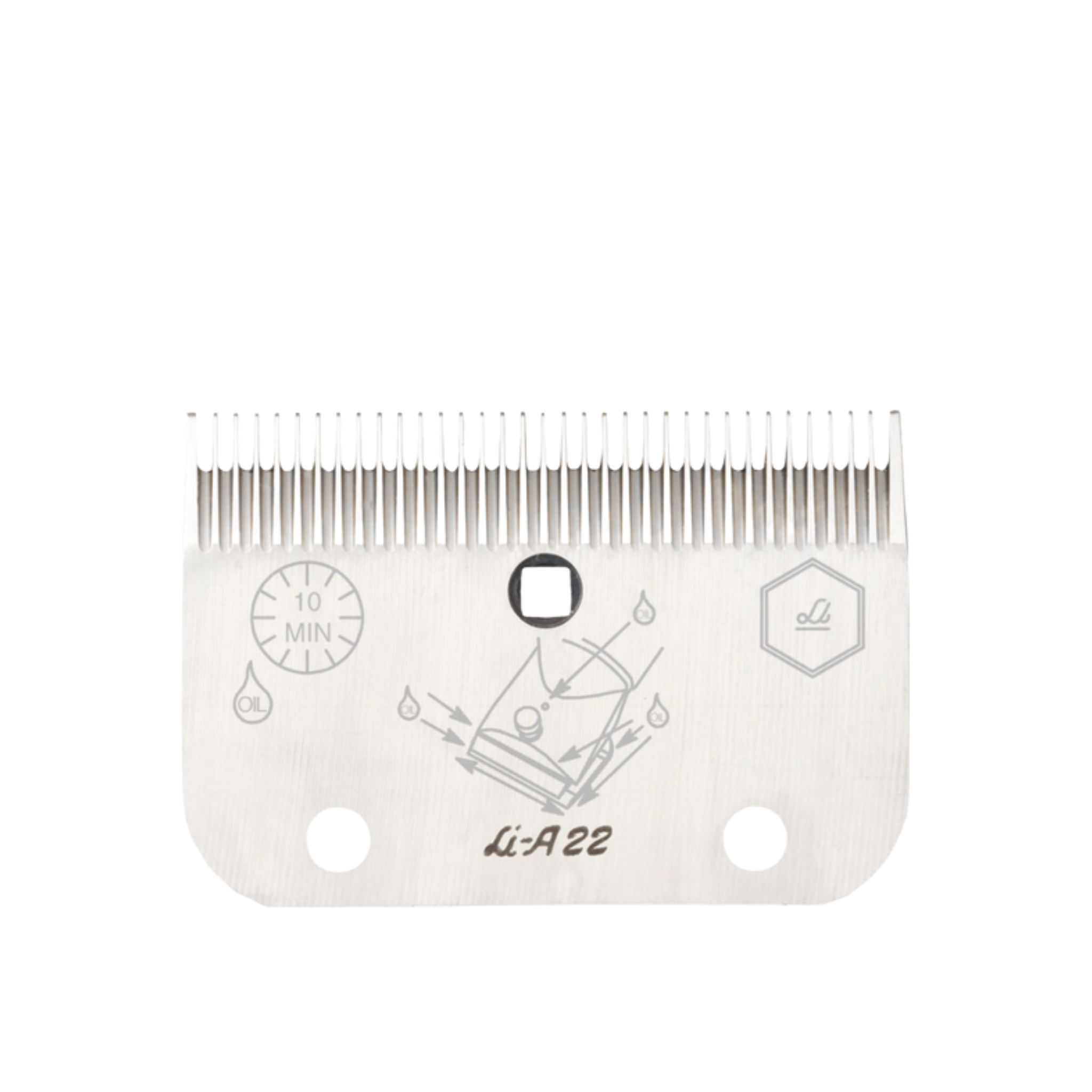 Juego de peine y cuchilla Modelo A-22 equino veterinaria