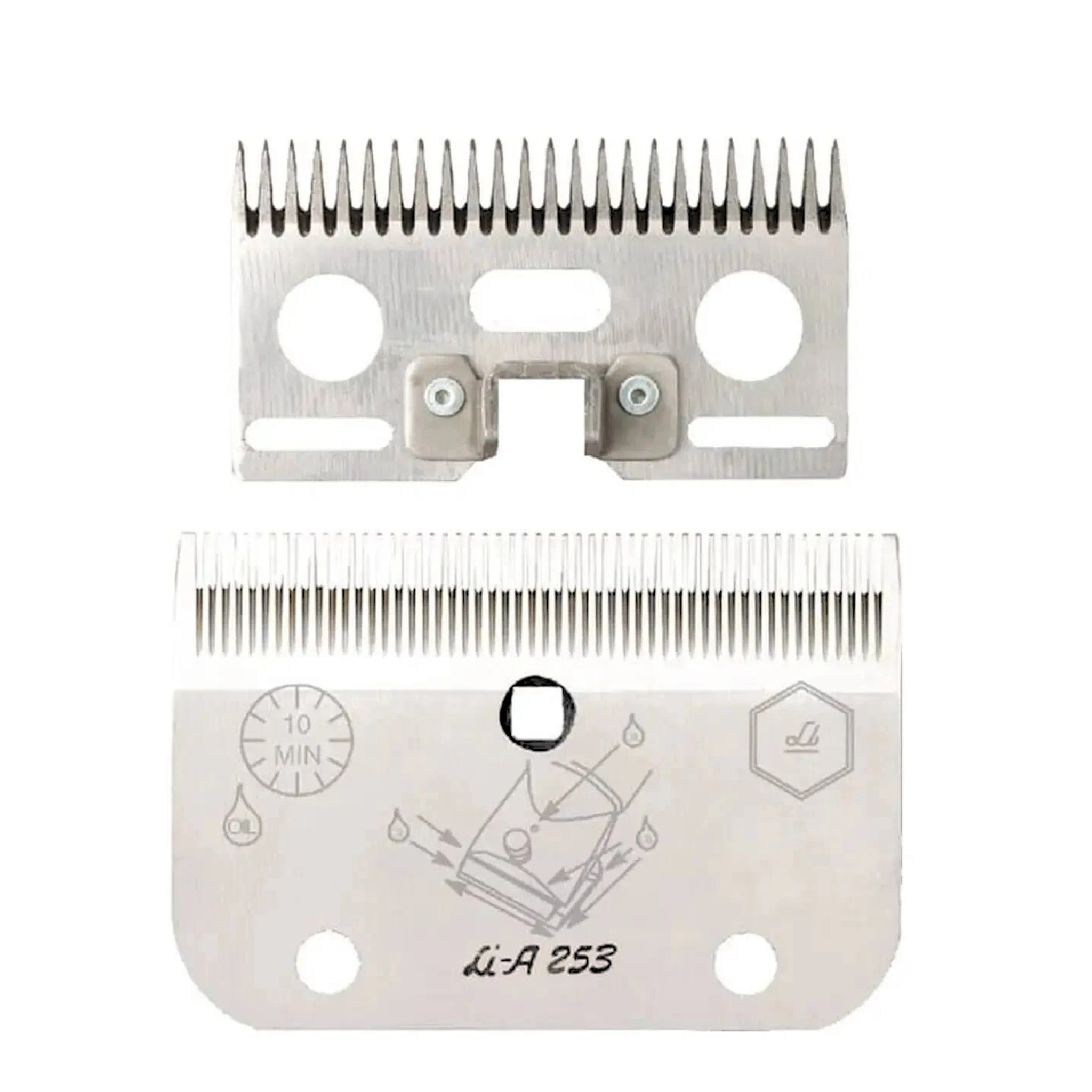 Juego de peine y cuchilla Modelo A-253 veterinaria