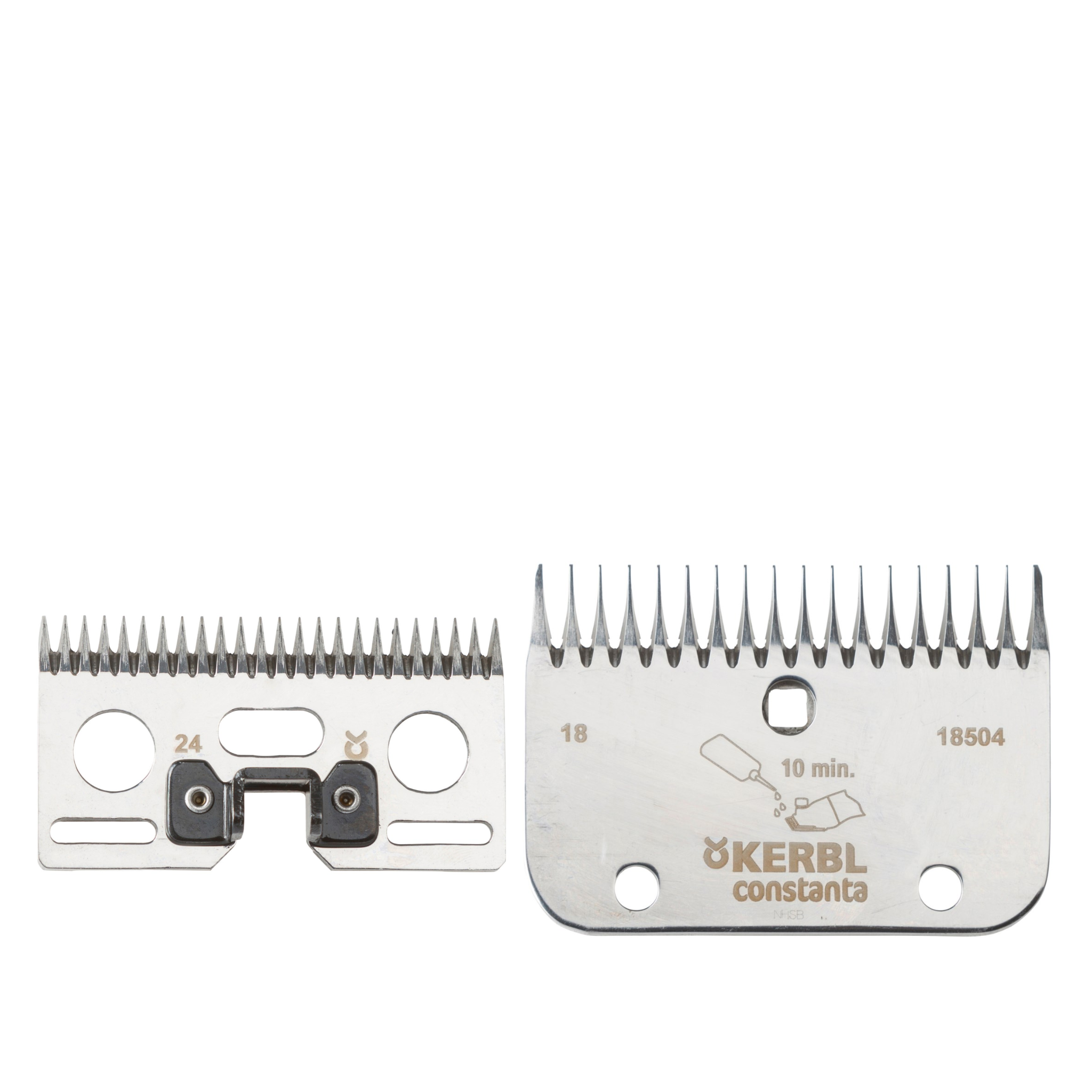 Juego de peine y cuchilla Genesis animales sucios