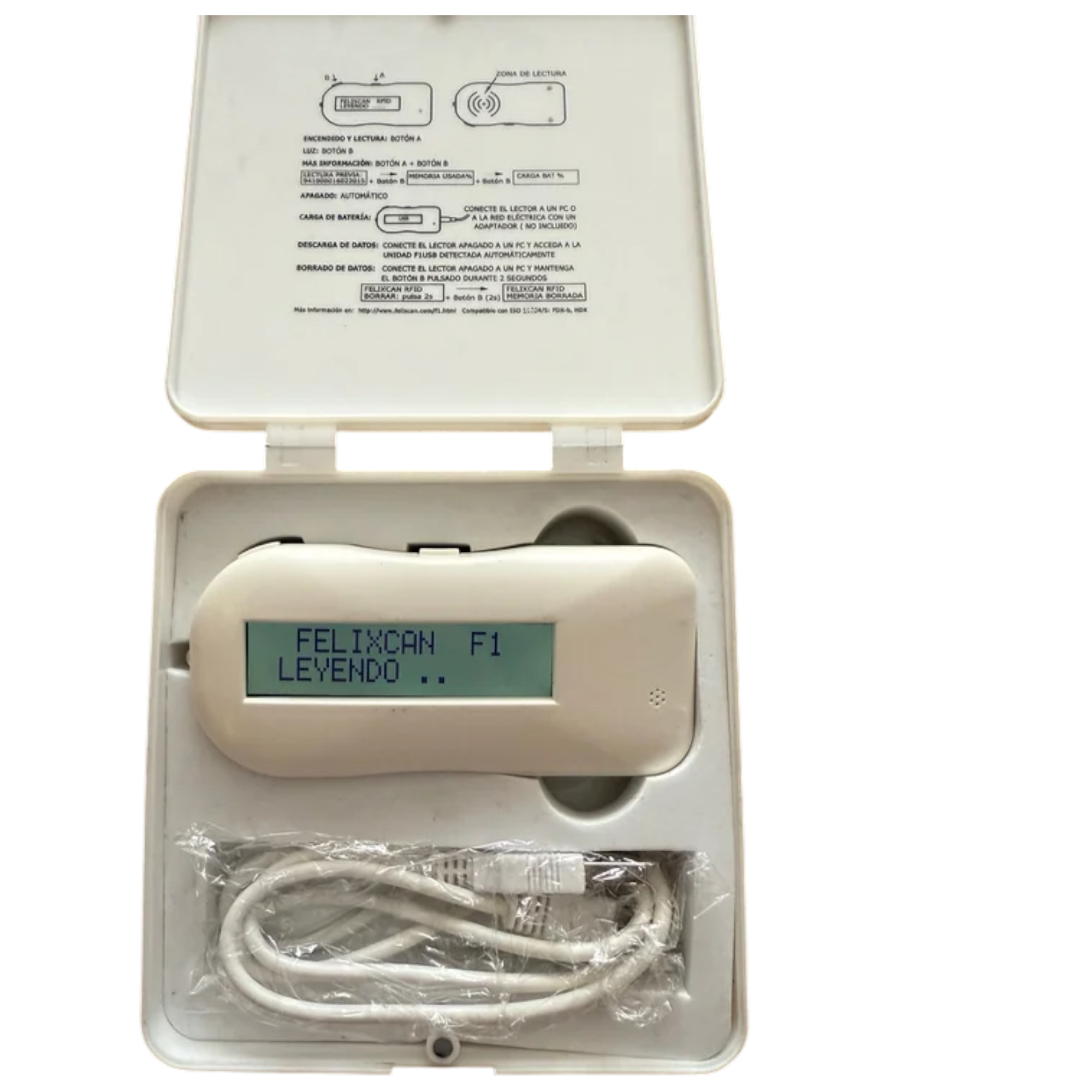 Lector F1 de Microchips