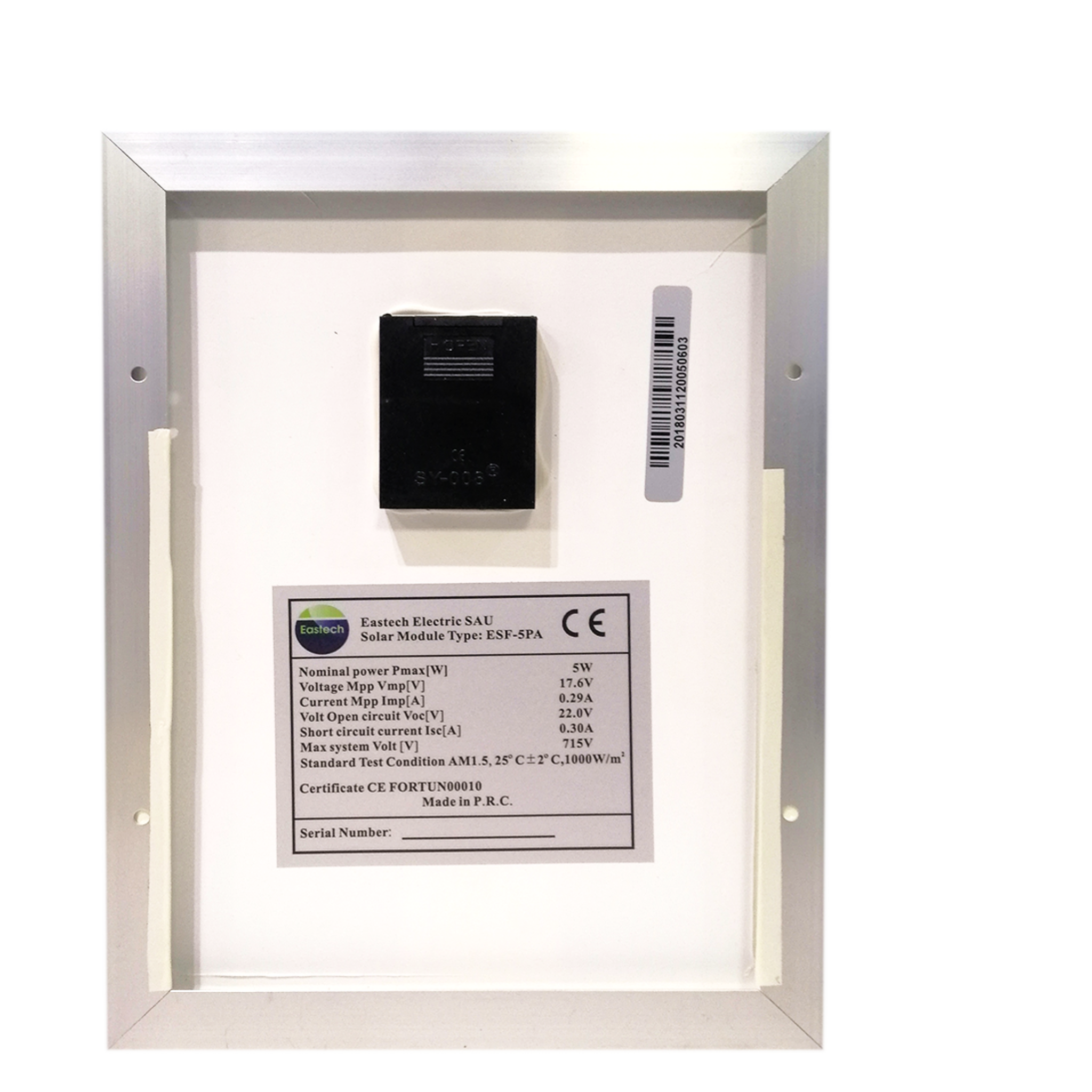 Panel solar 5 W / 12 V