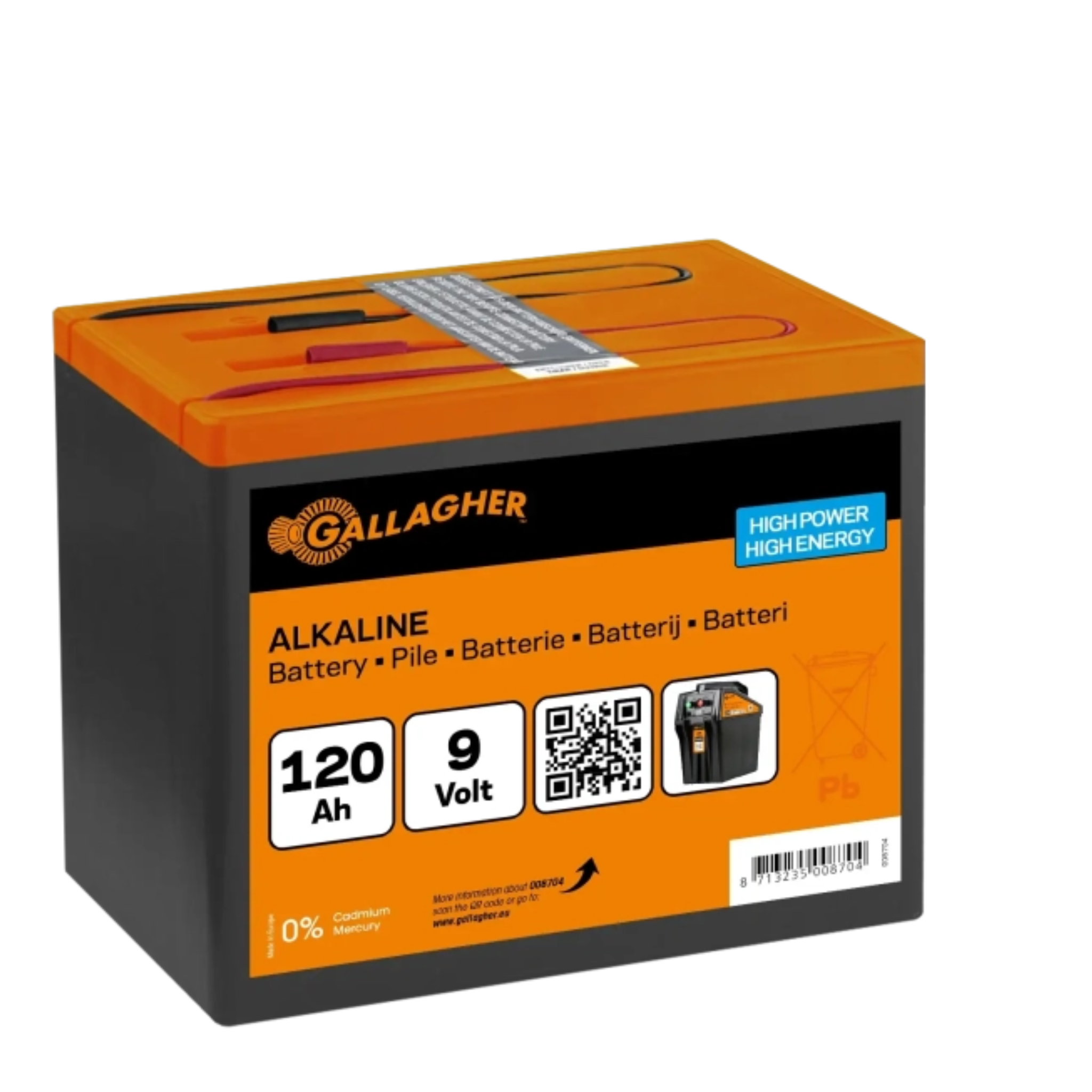 Pila alcalina 120 Ah