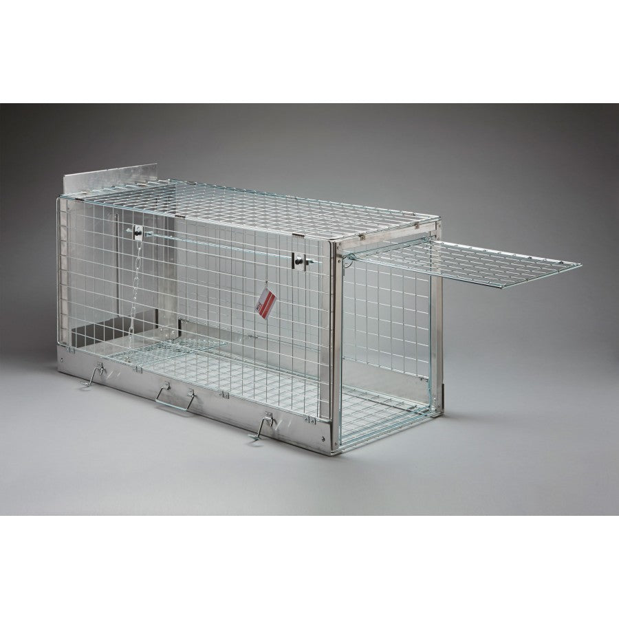 Jaula captura plegable para perros