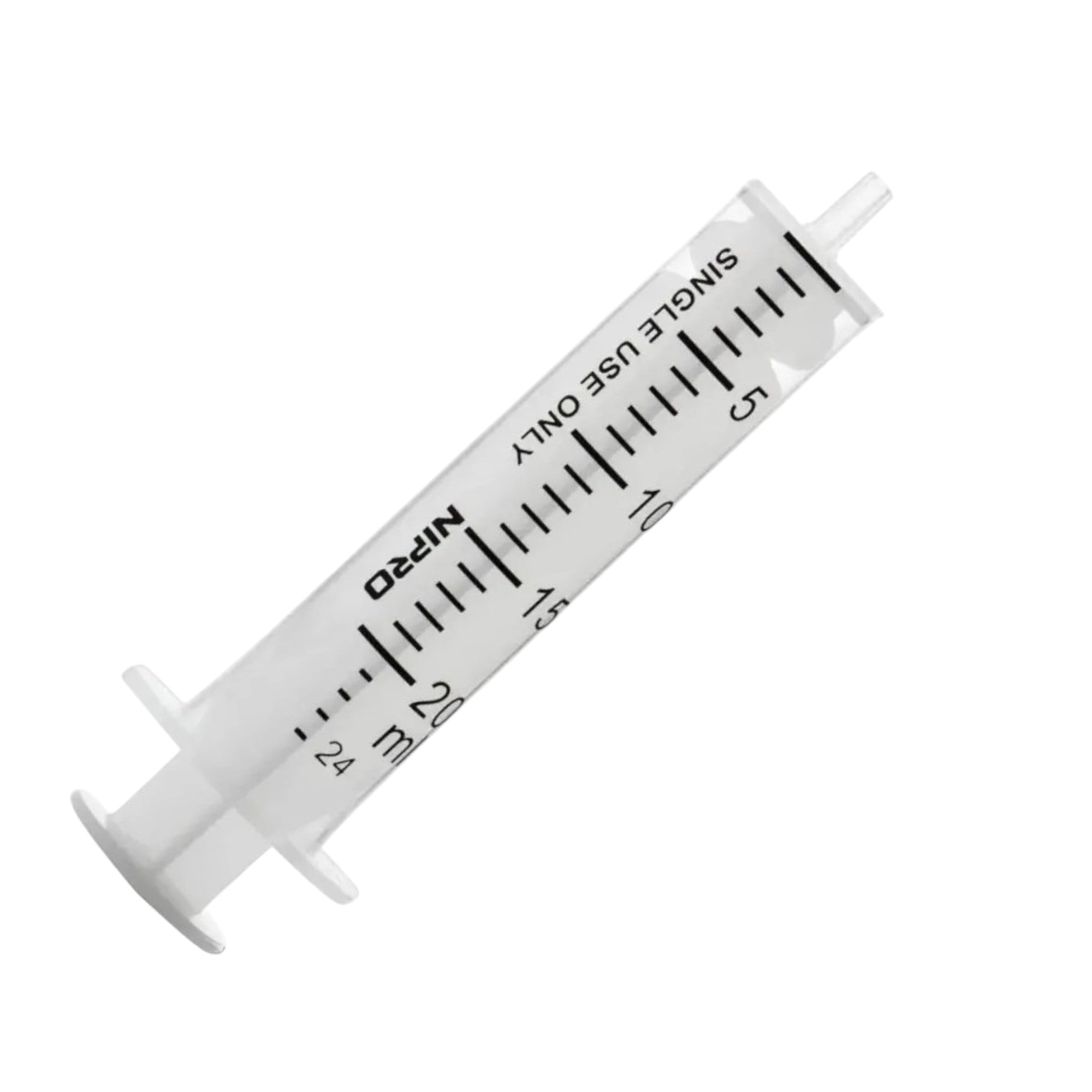 Jeringa hipodérmica 2 cuerpos 20ml Luer