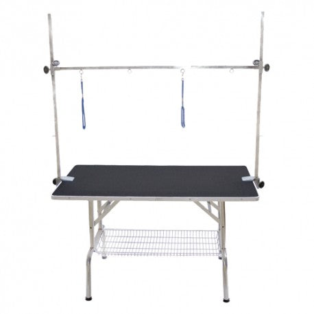 Mesa plegable con brazo doble
