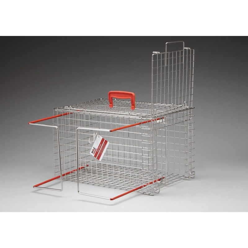 Jaula de contención de gatos inoxidable